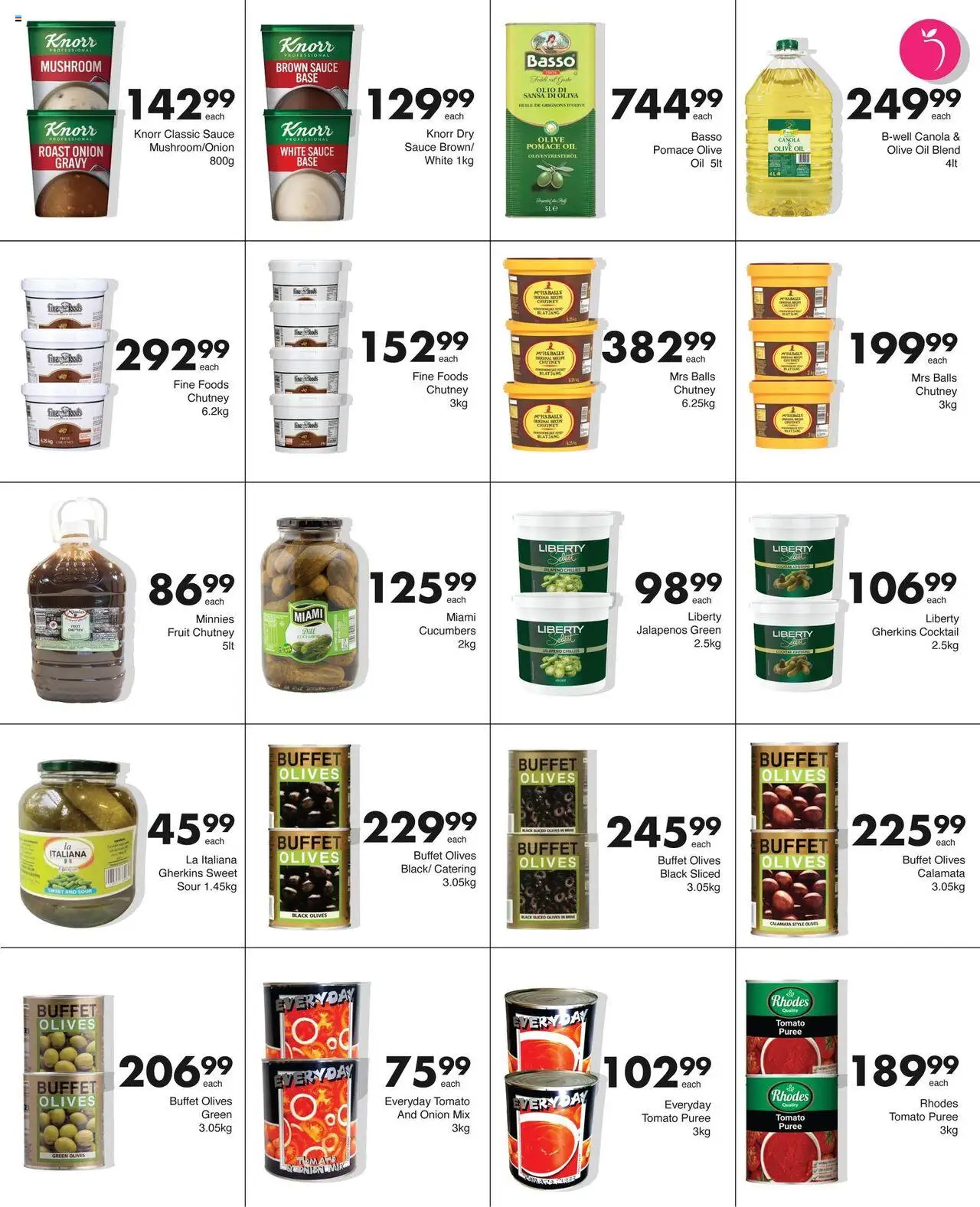 Save Catering Specials  │ valid from 04.08.2025 | Page: 24 | Products: Oil, Cucumbers, Fruit, Sauce