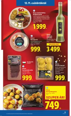 Lidl Akciós újság - amely érvényes a következő dátumtól: 11.12.2025 | Oldal: 15