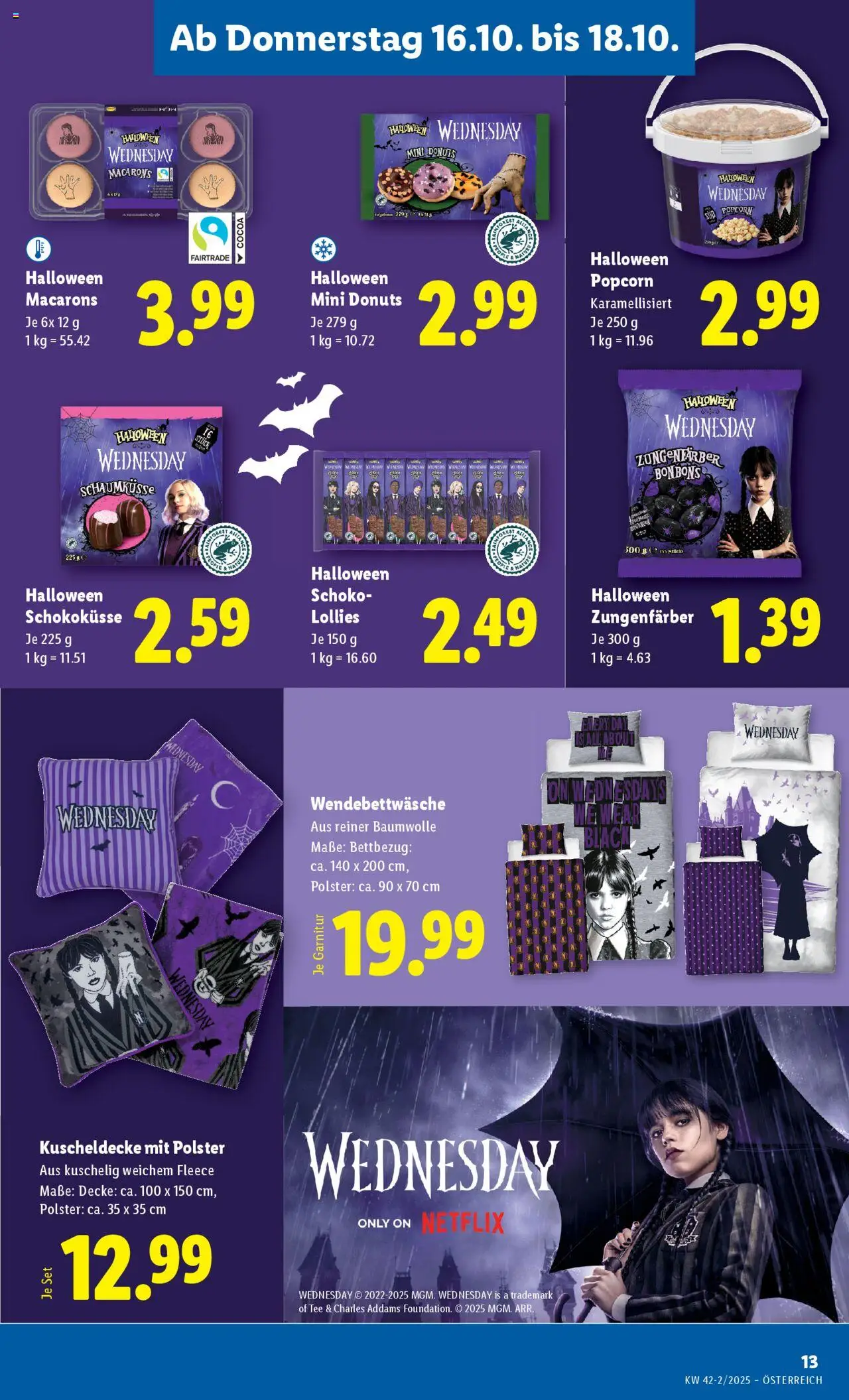 Lidl Flugblatt gültig ab 16.10.2025 | Seite: 17 | Produkte: Decke, Tee