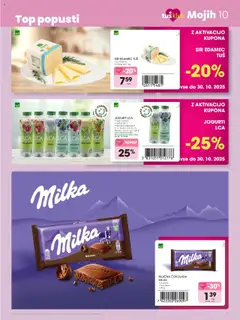 Novi Tuš katalog ponudbe – veljaven od 05.09.2025 | Stran: 7 | Izdelki: Edamec, Jogurt, Cokolada, Ananas