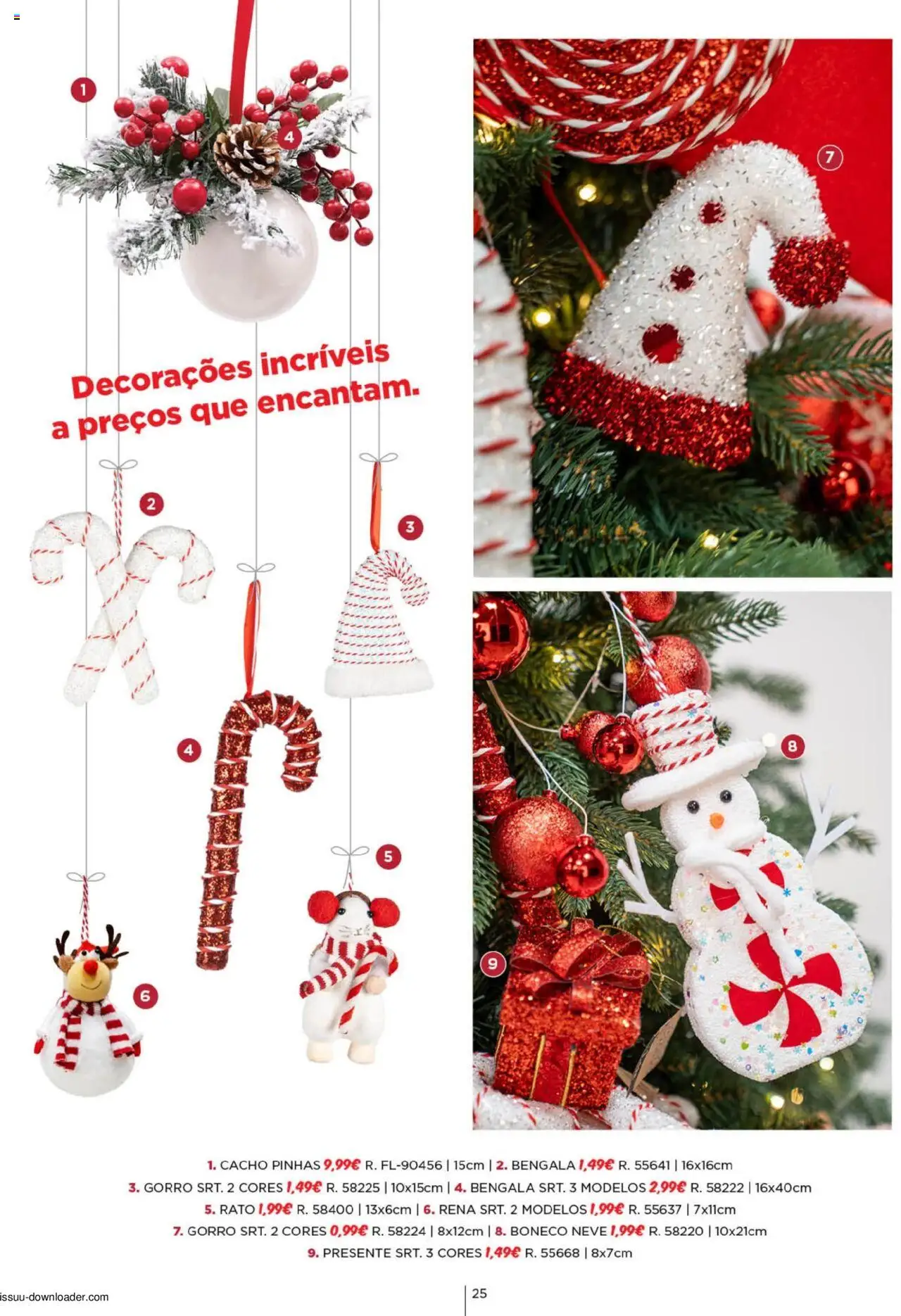 Espaço Casa Catálogo de Natal 2025 │ válido de 11.10.2025 | Página: 25 | Produtos: Gorro