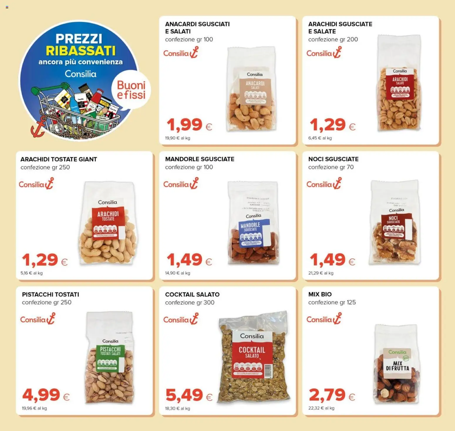 Volantino Tigre del 01.01.2026 | Pagina: 2 | Prodotti: Noci, Anacardi, Arachidi, Pistacchi