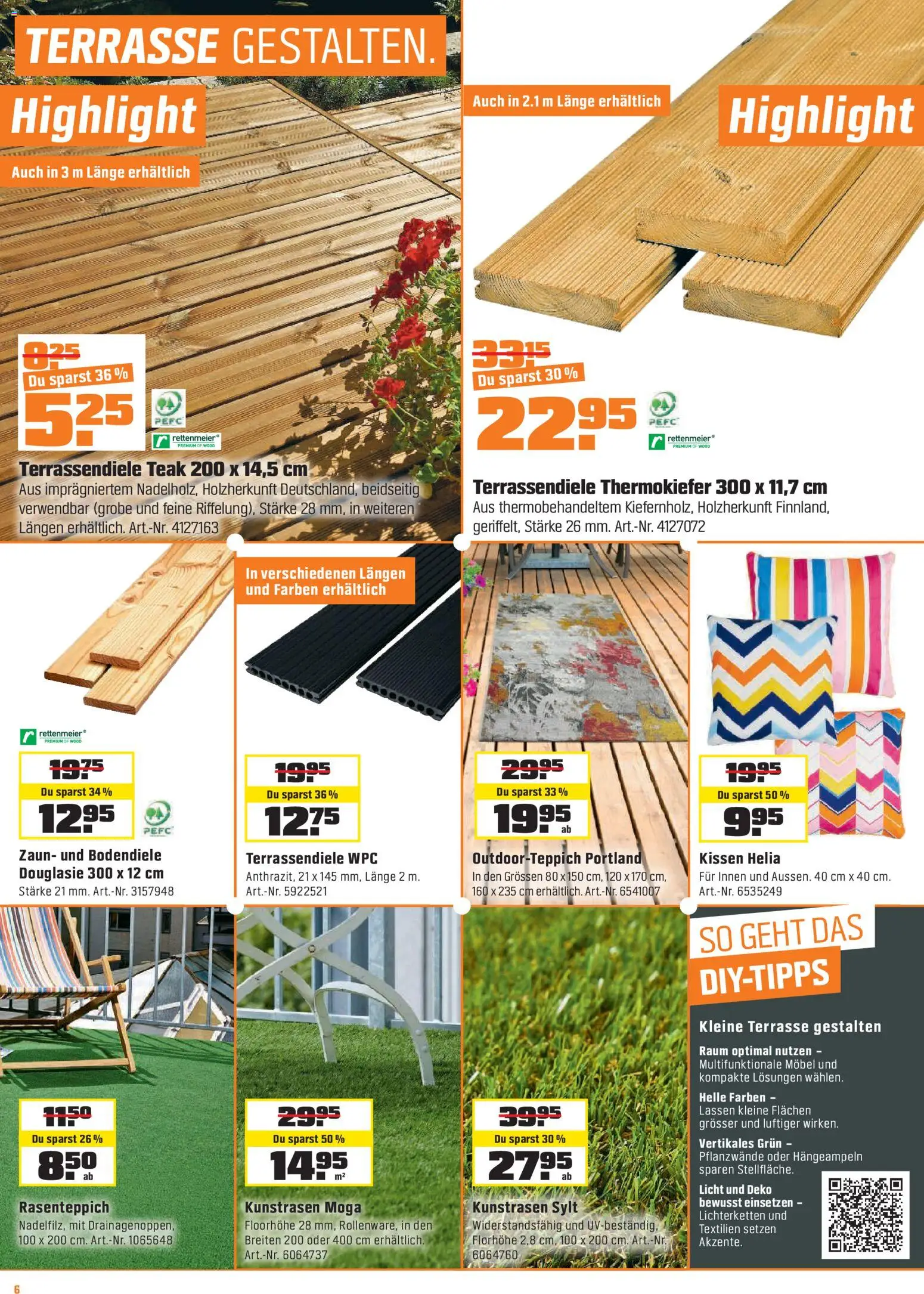 OBI - ALLES MACHBAR. BIBERSTARKE ANGEBOTE. – gültig ab 28.04.2026 | Seite: 6 | Produkte: Kissen