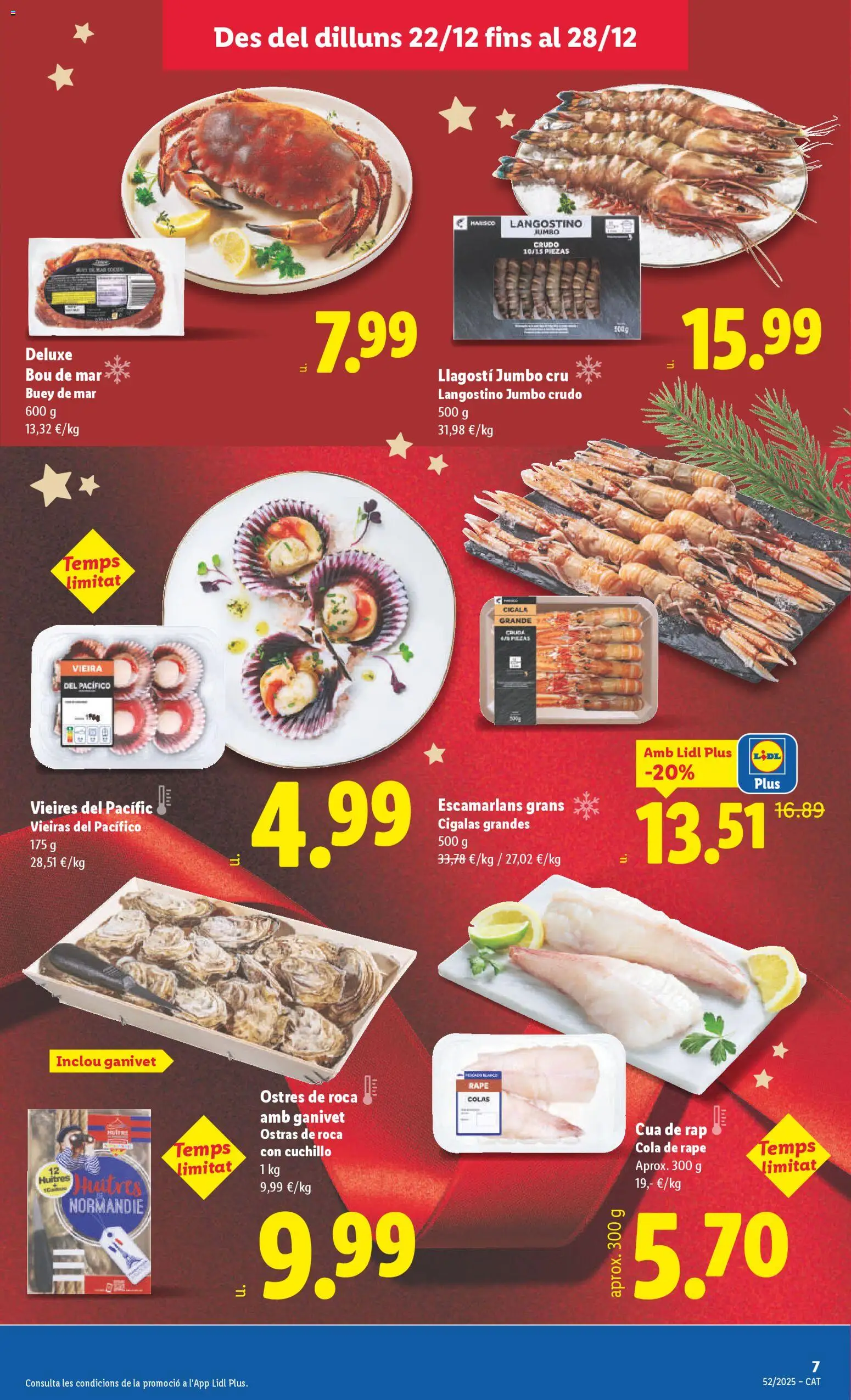 Lidl folleto │ válido desde el 22.12.2025 | Página: 15 | Productos: Langostino