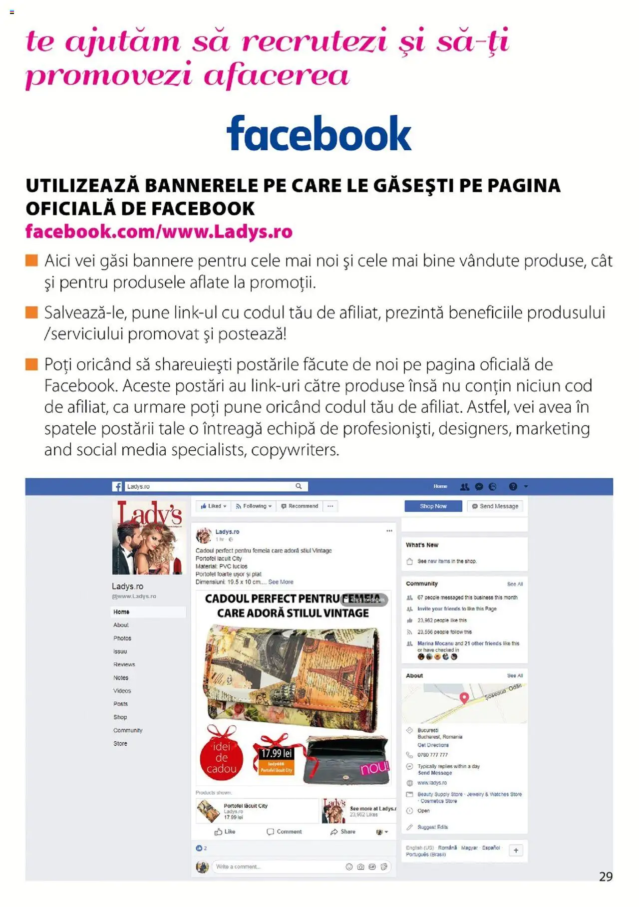Lady’s catalog - Manual – valabil de la 17.04.2020 | Pagină: 29