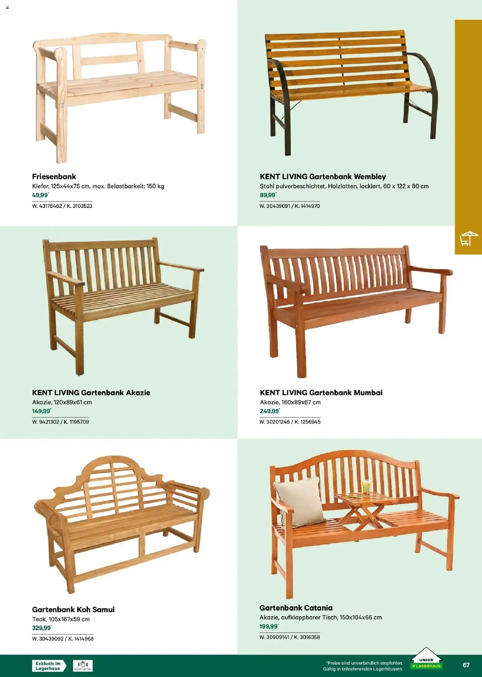Lagerhaus - Lagerhaus - Garten & Freizeit Katalog 2026 gültig ab 01.03.2026 | Seite: 67