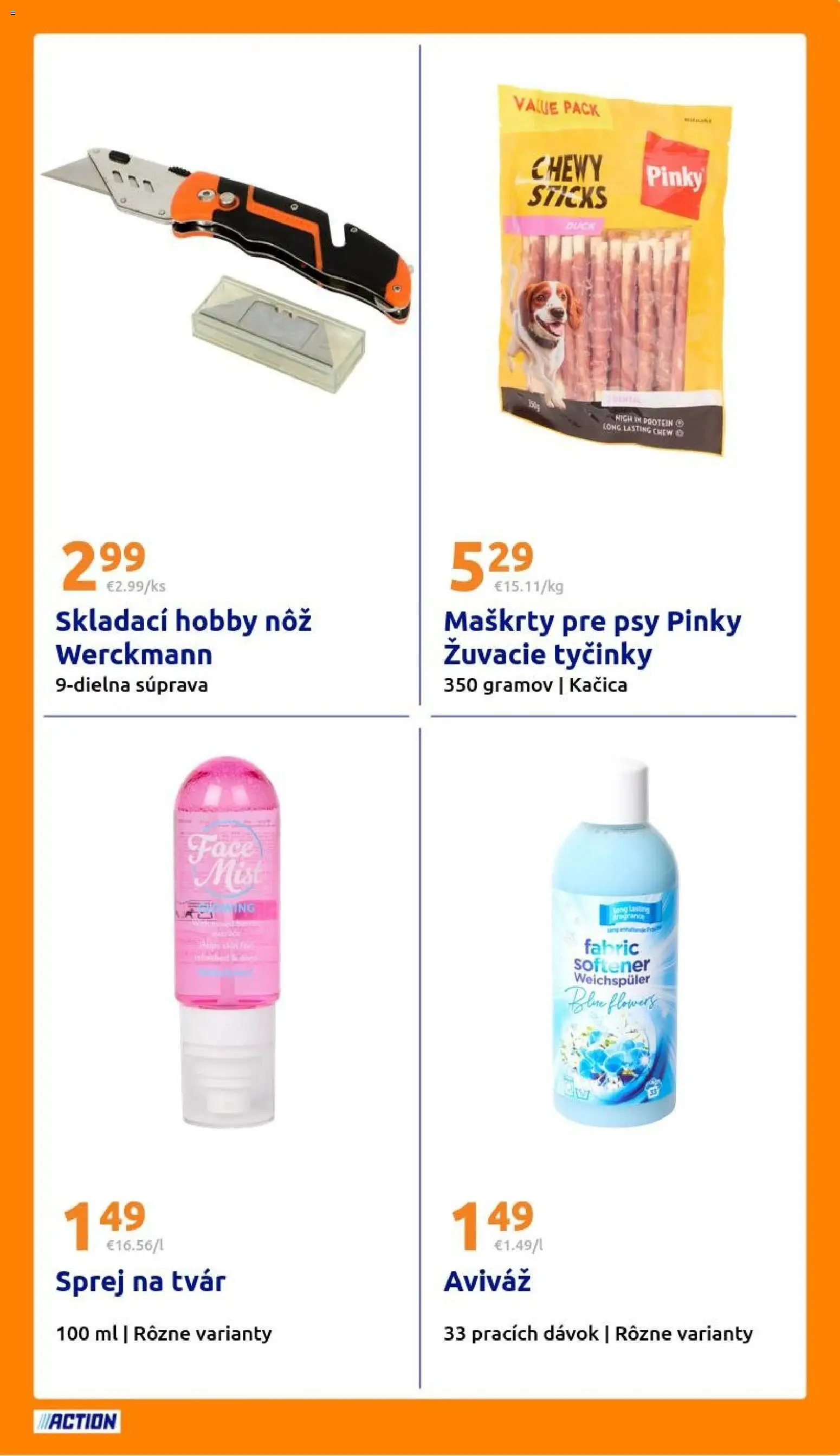 Nové Action akcie – leták je platný od 15.04.2026 | Strana: 23 | Produkty: Protein, Kačica, Aviváž