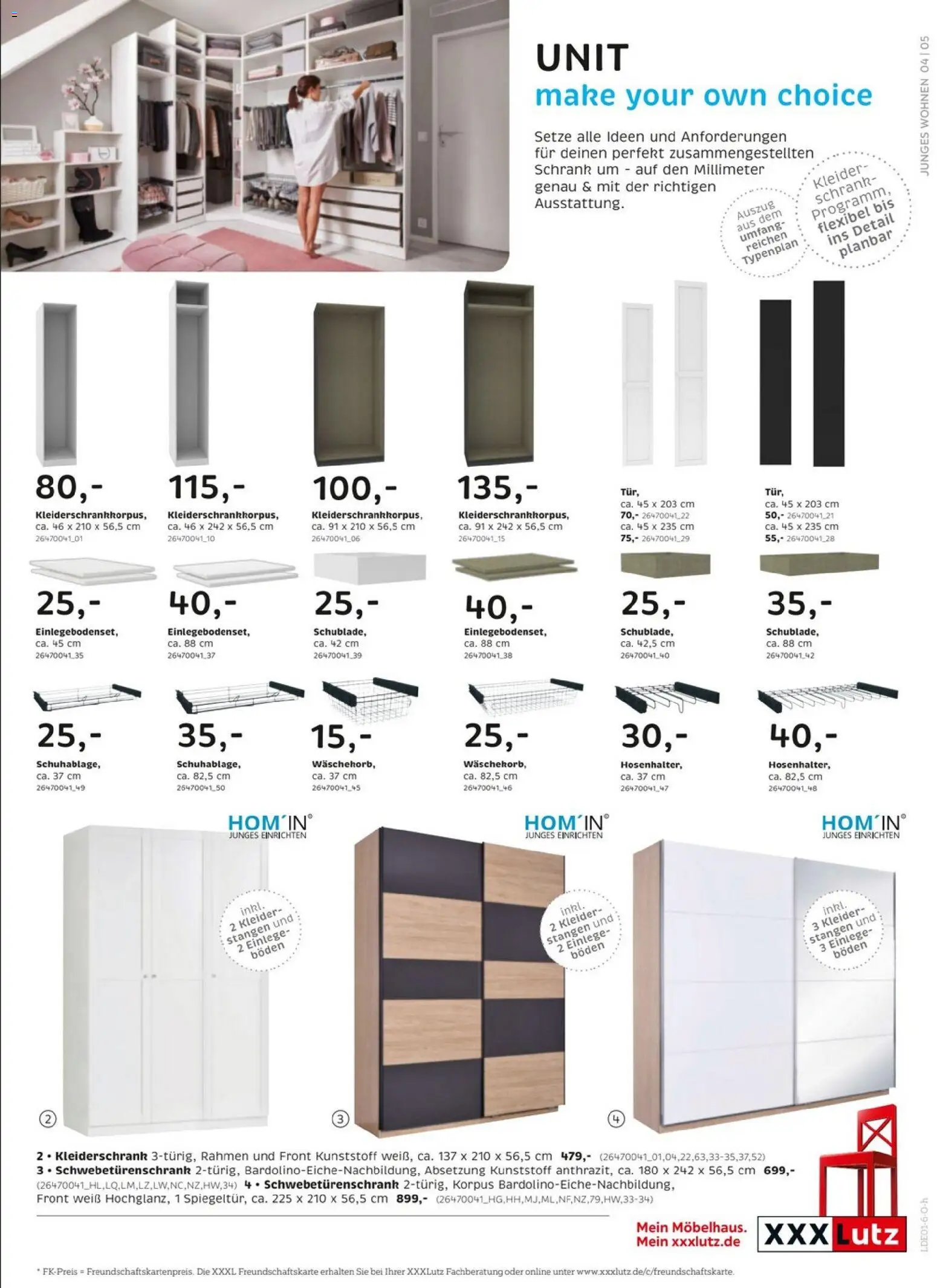 XXXL Lutz - Junges Wohnen – gültig ab 27.12.2025 | Seite: 5 | Produkte: Schwebetürenschrank, Schrank