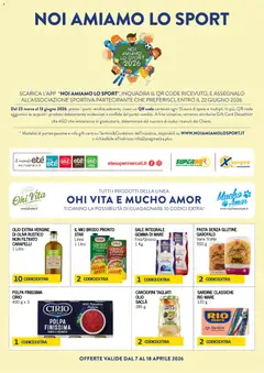 Anteprima del volantino Eté volantino Noi Amiamo Lo Sport valido a partire dal 07.04.2026