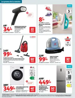 Auchan - Prévisualisation de Auchan prospectus valide à partir de 07.10.2025 | Page: 52 | Produits: Lave linge, Sac, Congélateur, Fer à repasser
