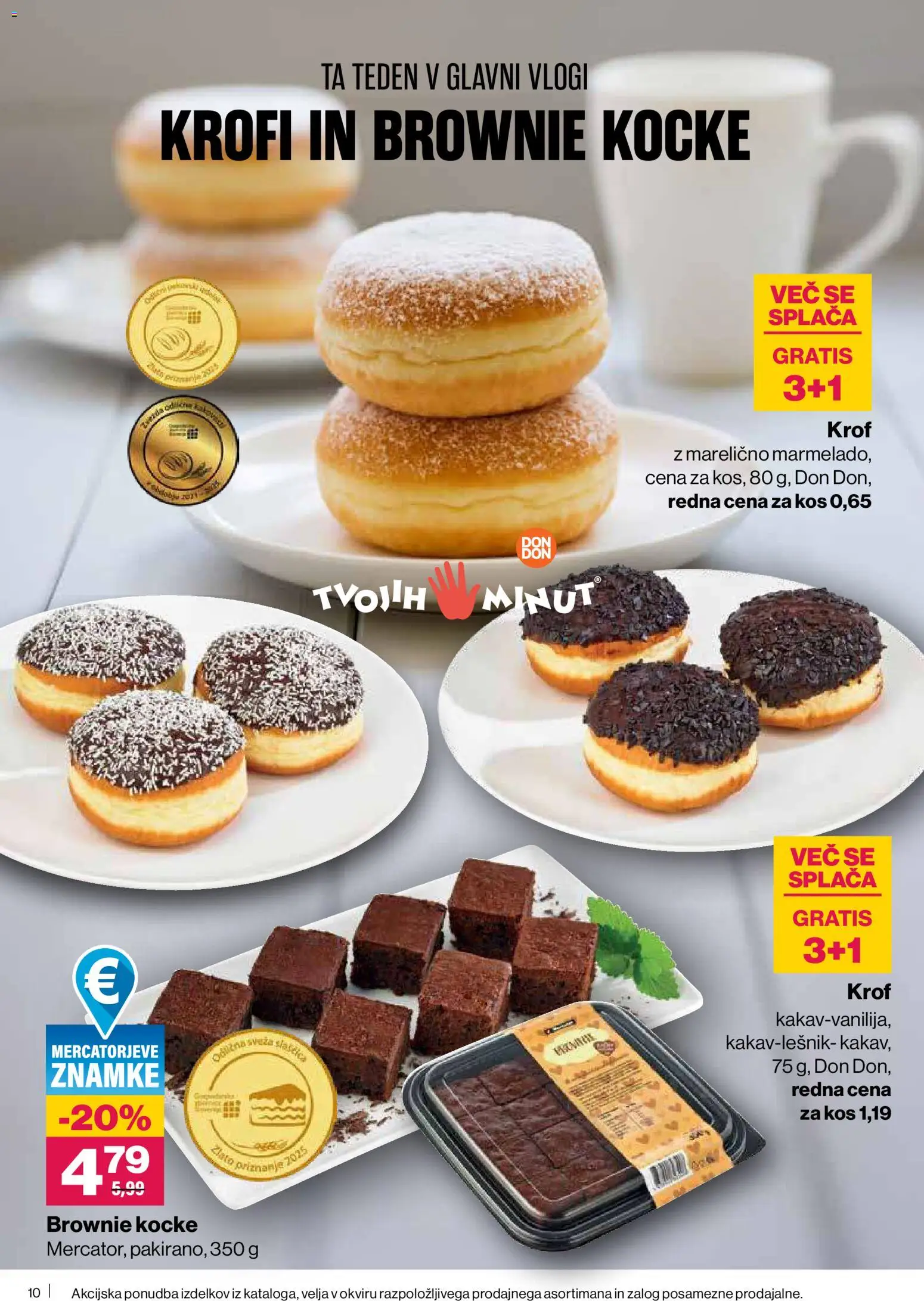 Novi Mercator katalog ponudbe – veljaven od 22.01.2026 | Stran: 10 | Izdelki: Kos, Kakav