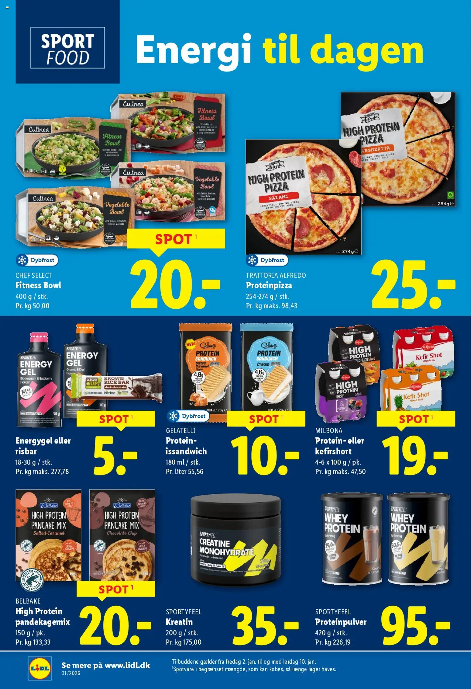 Lidl tilbudsavis – gyldig fra 02.01.2026 | Side: 10 | Produkter: Salami, Pizza, Kiwi, Søm
