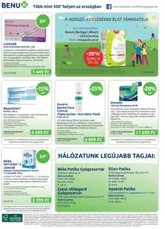 BENU Gyógyszertárak akciós újság - amely érvényes a következő dátumtól: 01.04.2026 | Oldal: 28