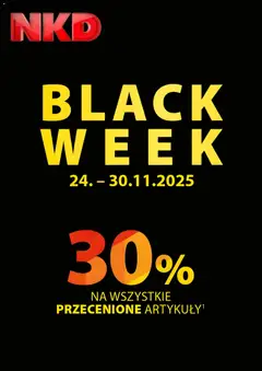 Pogląd oferty "NKD Black Friday" - ważna od 24.11.2025