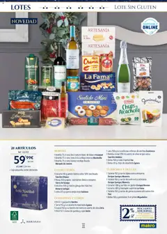Vista previa Makro - Lotes y cestas Centro válido desde el 04.10.2025 | Página: 15 | Productos: Jamón, Gazpacho, Anchoa, Gamba