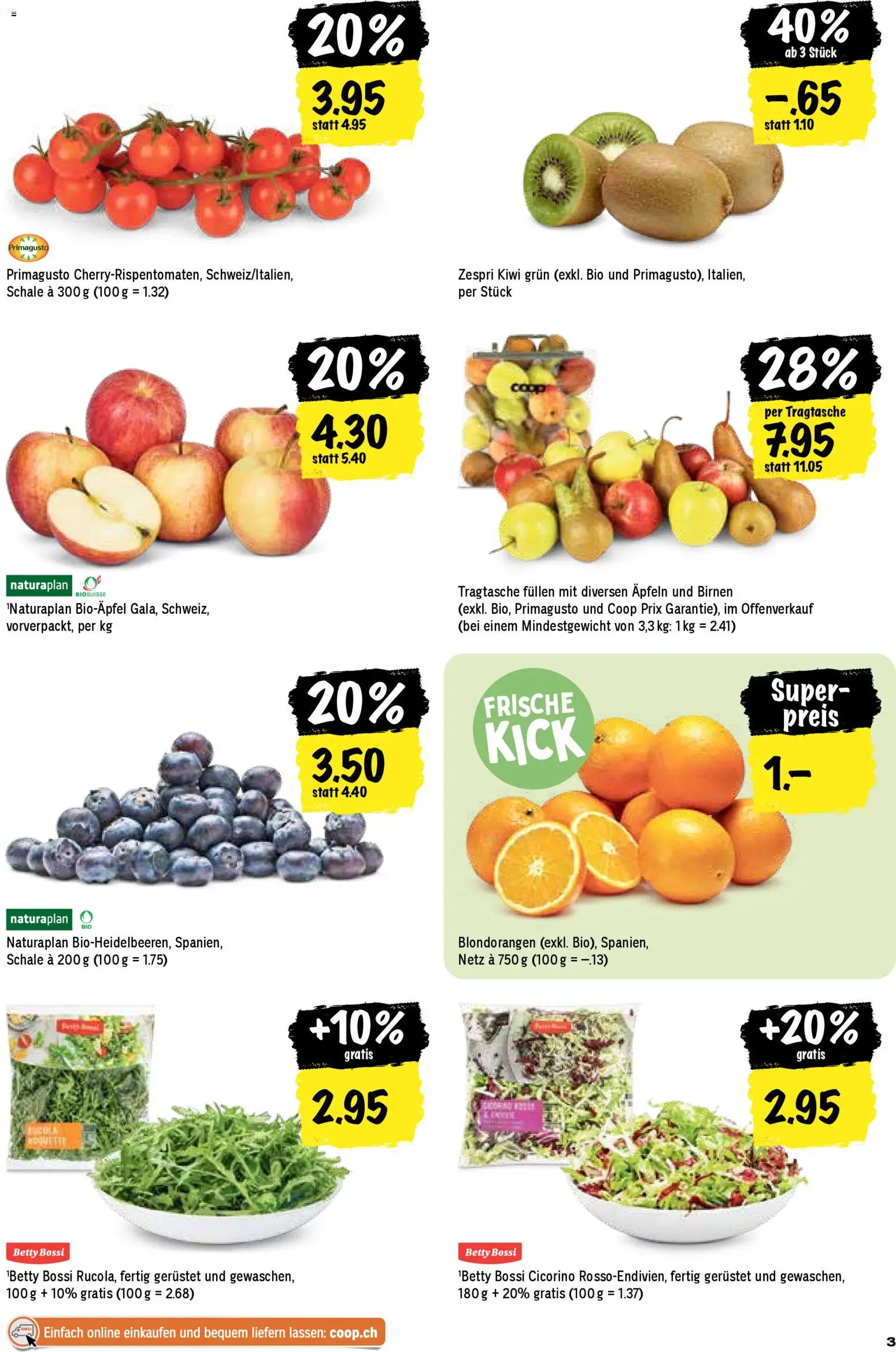 Coop aktionen – gültig ab 09.04.2026 | Seite: 3 | Produkte: Kiwi