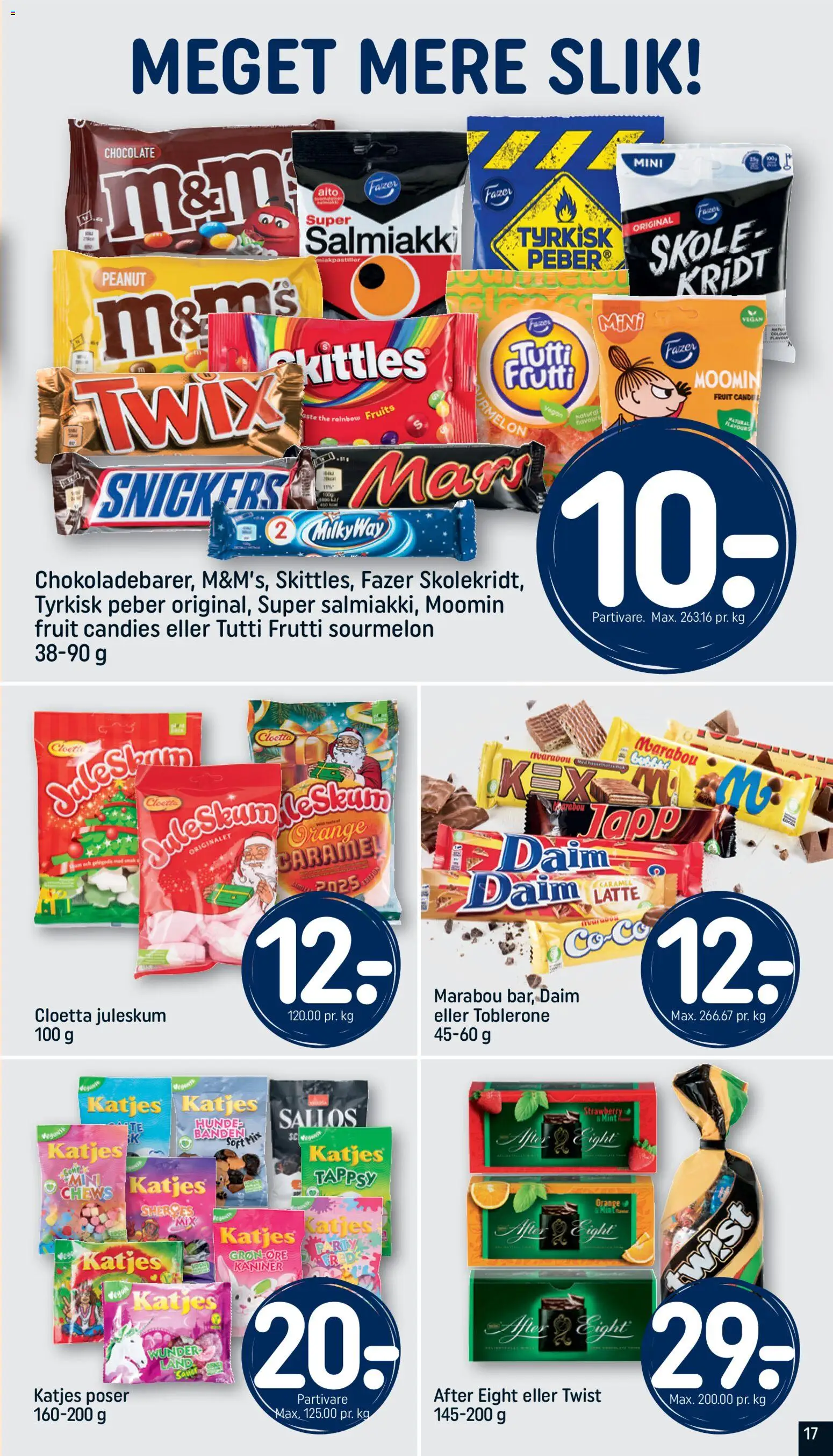 Rema 1000 tilbudsavis – gyldig fra 02.11.2025 | Side: 17 | Produkter: Slik, Peber