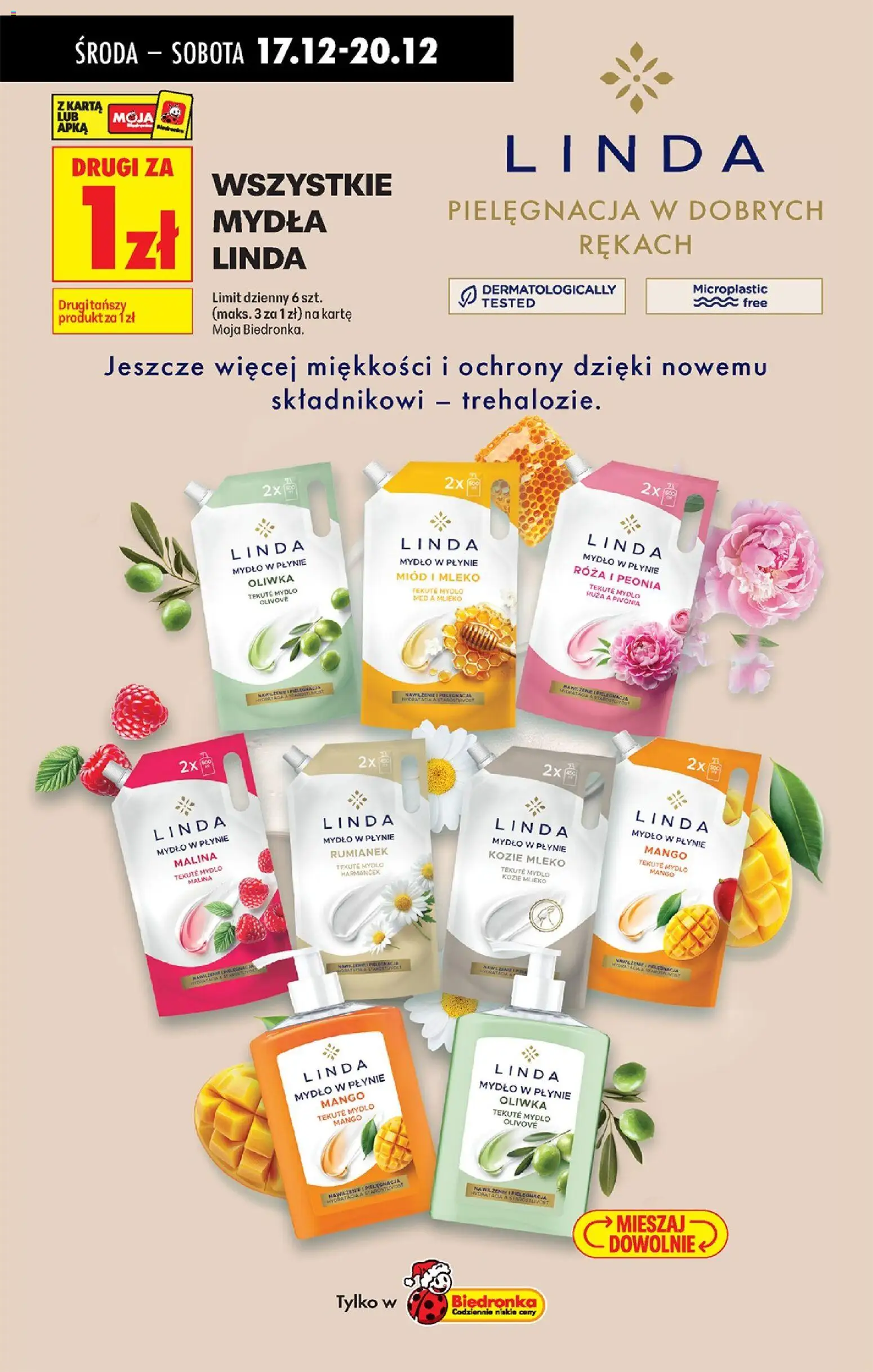 Biedronka gazetka - Oferta w tym tygodniu od 17.12.2025 | Strona: 81 | Produkty: Mango, Karta, Malina, Mleko