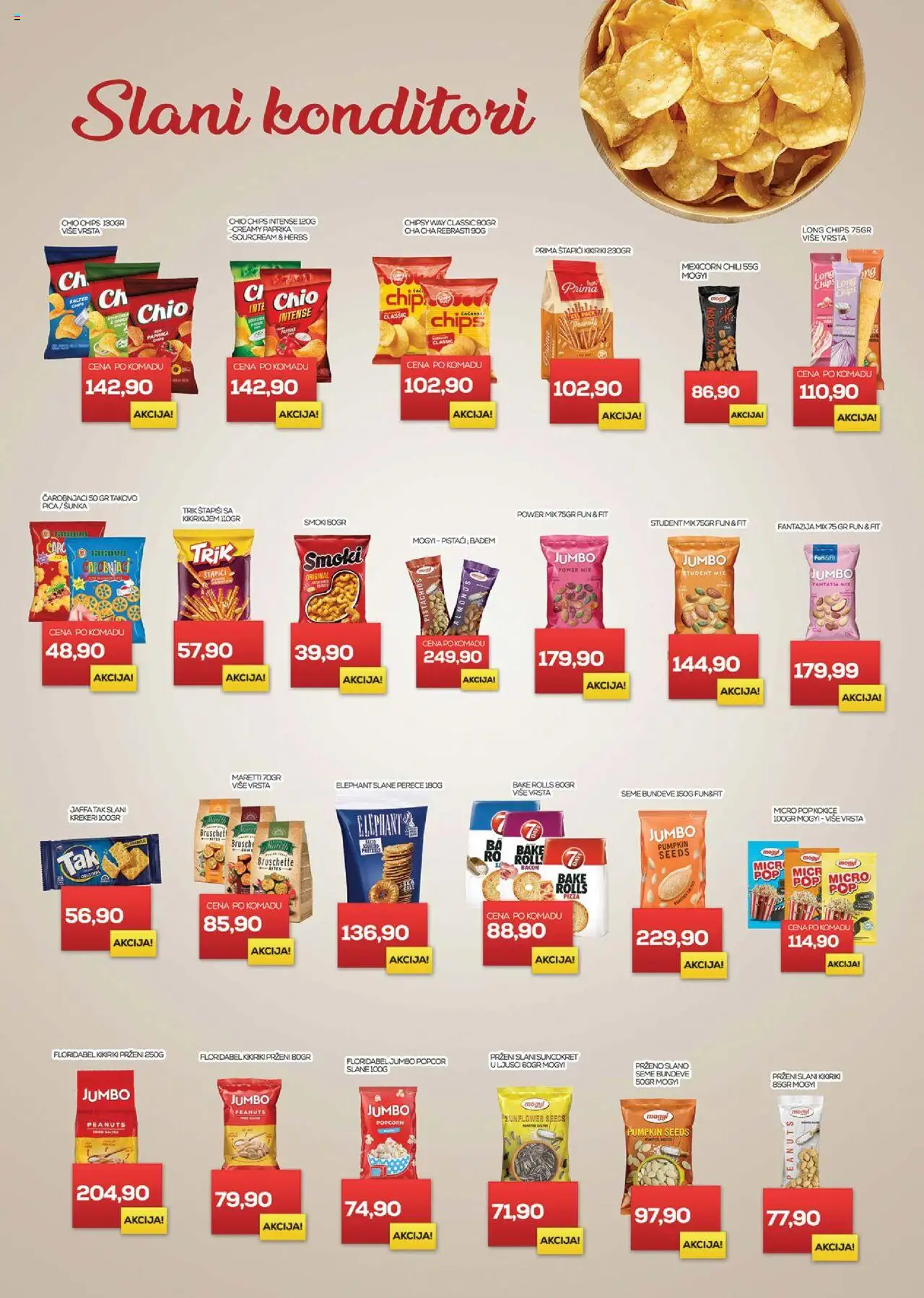 Medius katalog - važi od 09.09.2025 | Strana: 10 | Proizvode: Smoki, Pistaći, Paprika, Popcorn