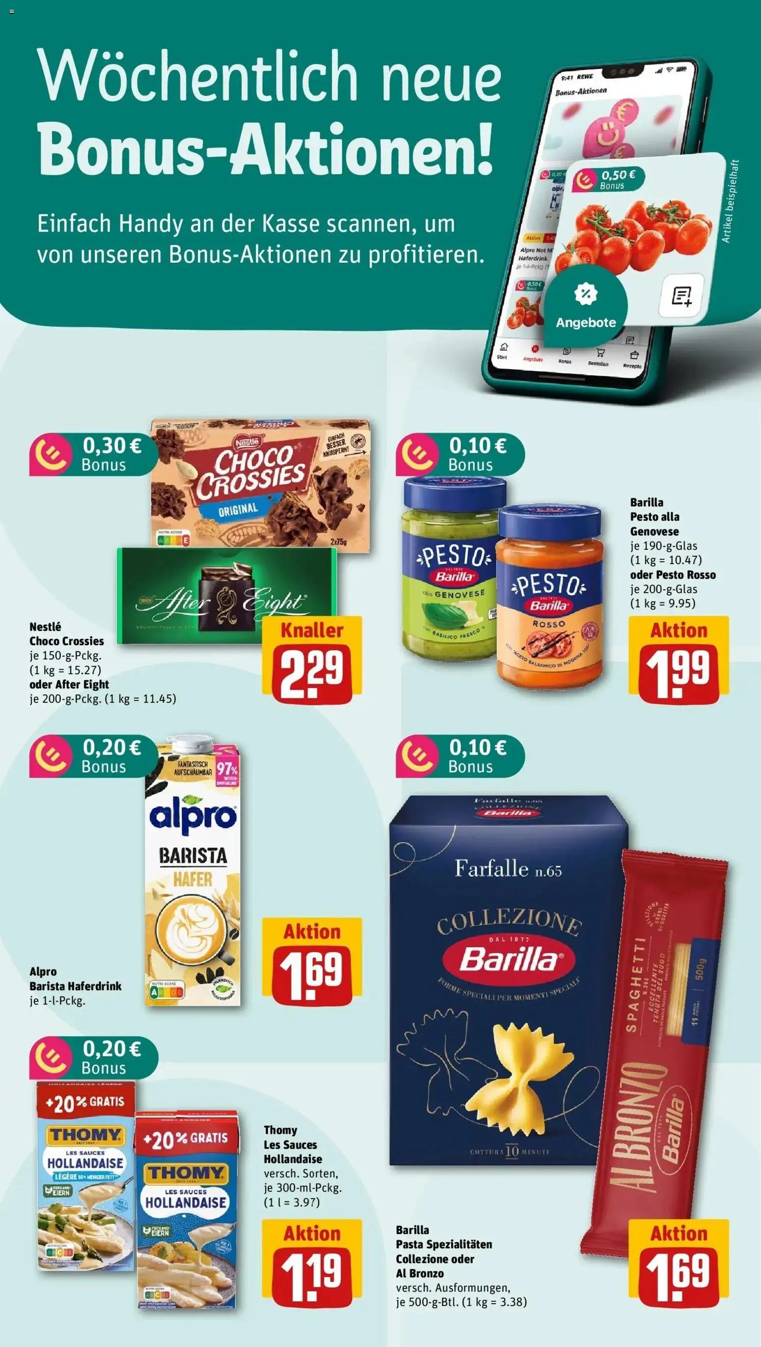 Rewe prospekt Berlin / Neukölln	 – gültig ab 16.02.2026 | Seite: 2 | Produkte: Thomy les sauces, Barilla, Balsamico, Barilla pesto