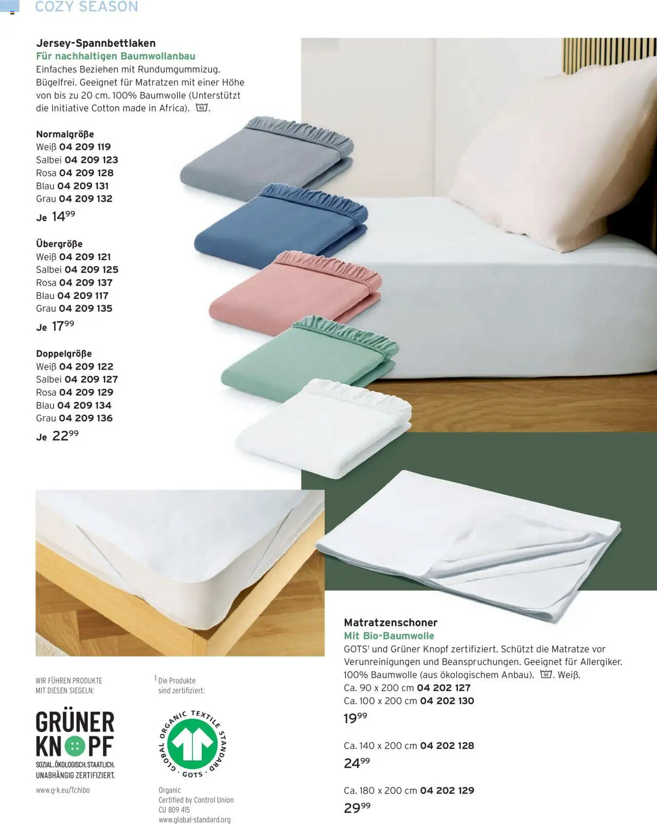 Angebote Tchibo – gültig ab 01.10.2025 | Seite: 64 | Produkte: Matratze, Matratzenschoner