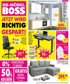 SB Möbel Boss Prospekt 	 ab 11.10.2025 gültig
