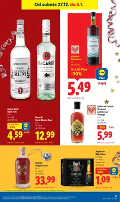 Alliance Pelinkovac, 1 l, alk. 31% vol. - Pregled kataloga iz trgovine Lidl, vrijedi od 27.12.2025 | Stranica: 17