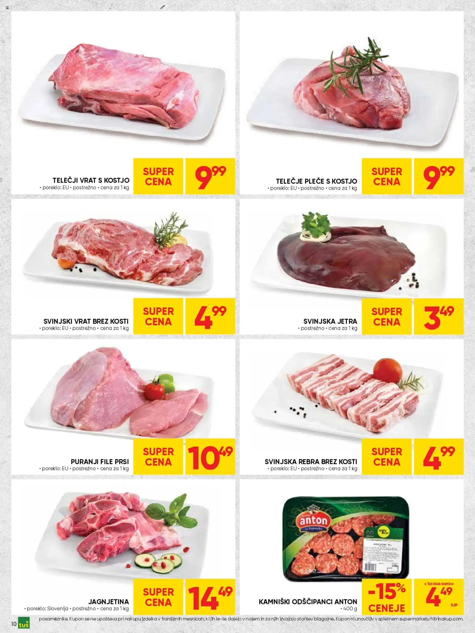 Novi Tuš katalog ponudbe – veljaven od 30.03.2026 | Stran: 10