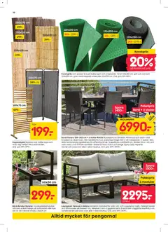 Rusta erbjudanden - Förhandsvisning av reklamblad från butik Rusta aktuell från 16.03.2026 | Sida: 10 | Produkter: Dynor, Bord, Konstgräs