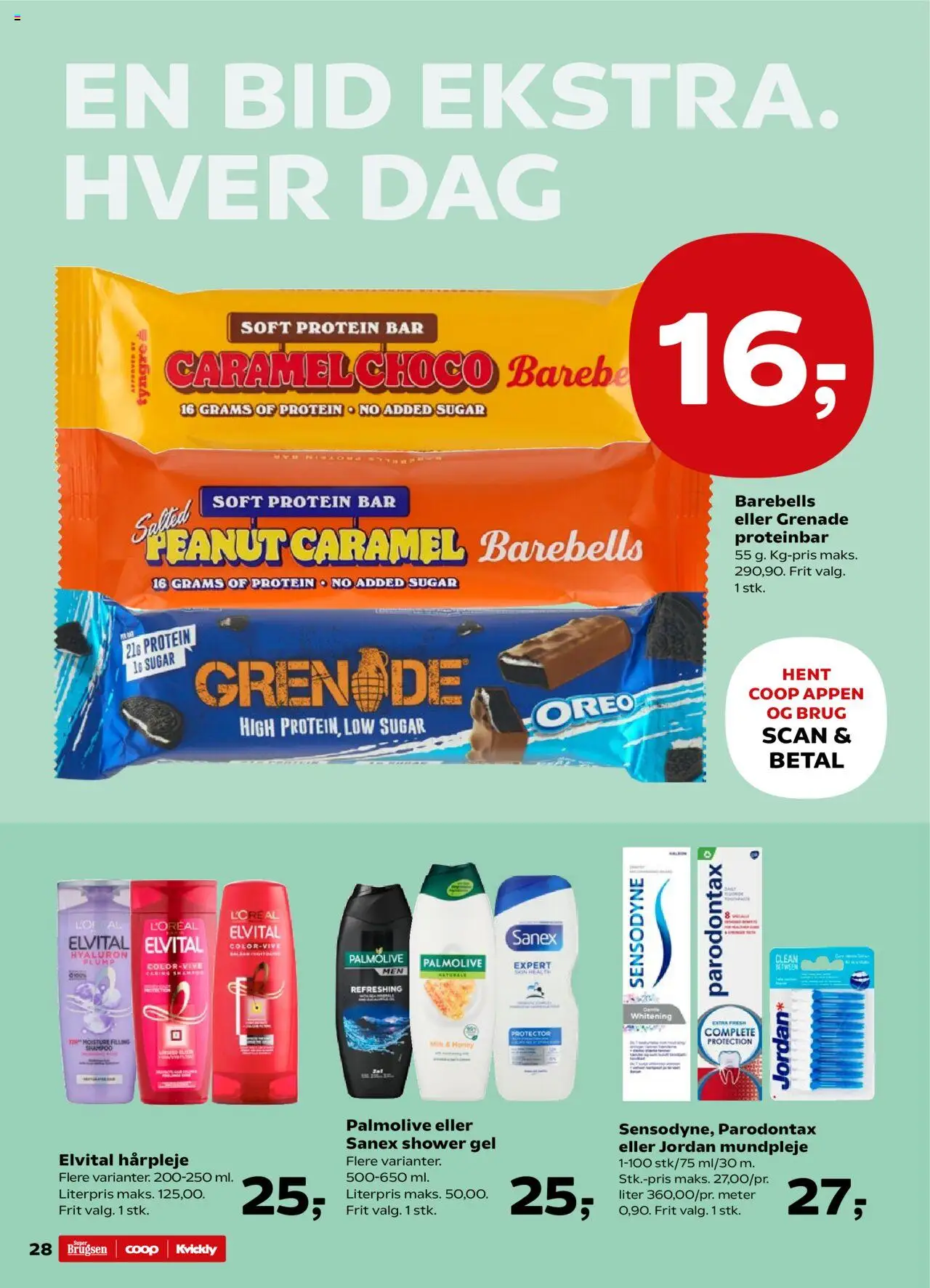Super Brugsen Tilbudsavis gyldig fra 06.06.2025 | Side: 28 | Produkter: Shampoo, Oreo