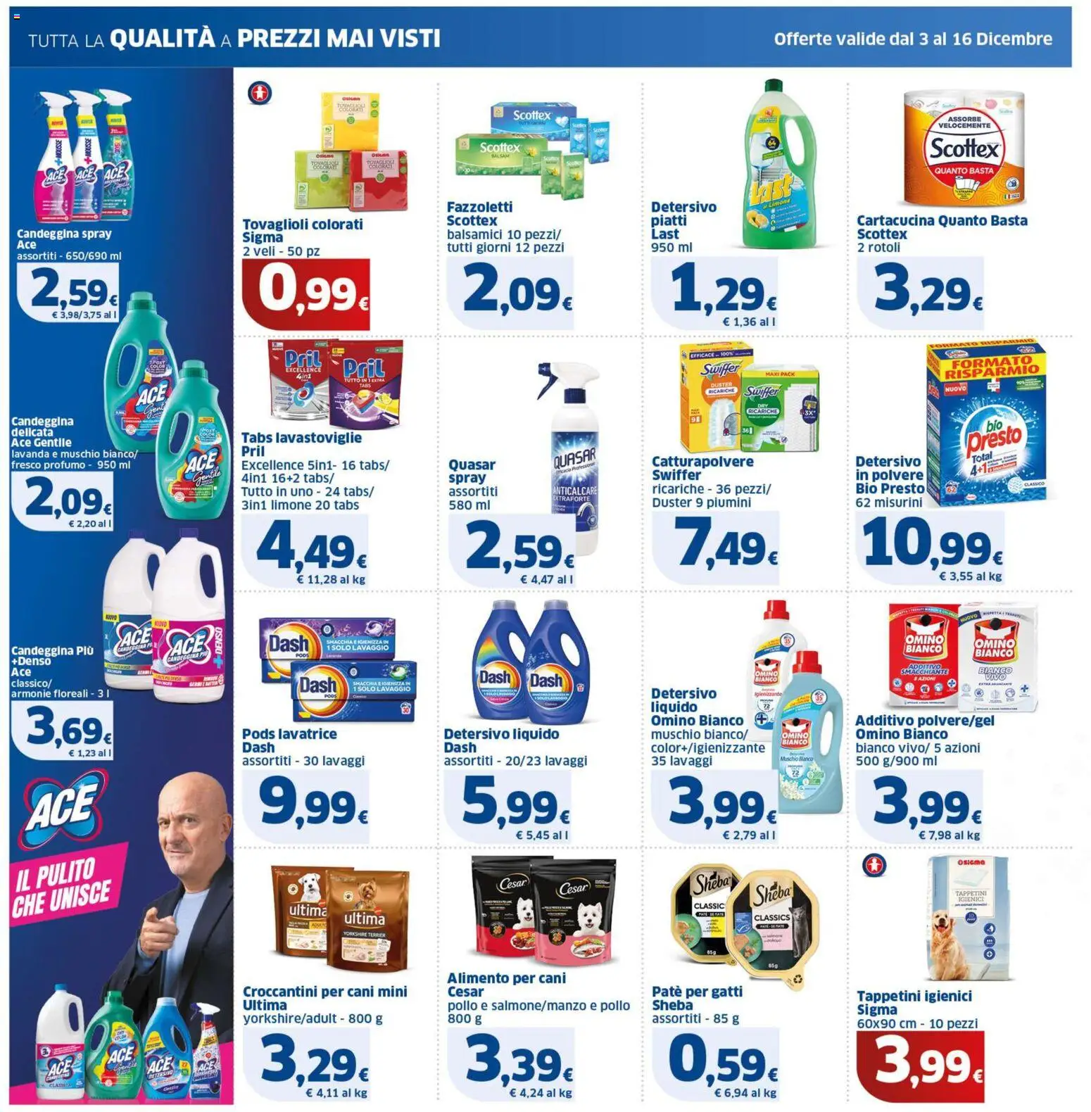 Volantino SIGMA del 03.12.2025 | Pagina: 24 | Prodotti: Paté, Pollo, Anticalcare, Lavatrice