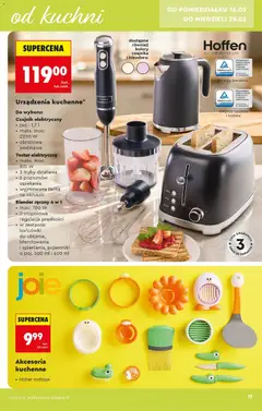 Pogląd oferty "Elektryczny młynek do kawy*, moc: 180 W, poj.: 70 g, w zestawie pędzelek do czyszczenia ostrzy" - ważna od 14.03.2026 | Strona: 13 | Produkty: Mleka, Młynek, Naczynie żaroodporne