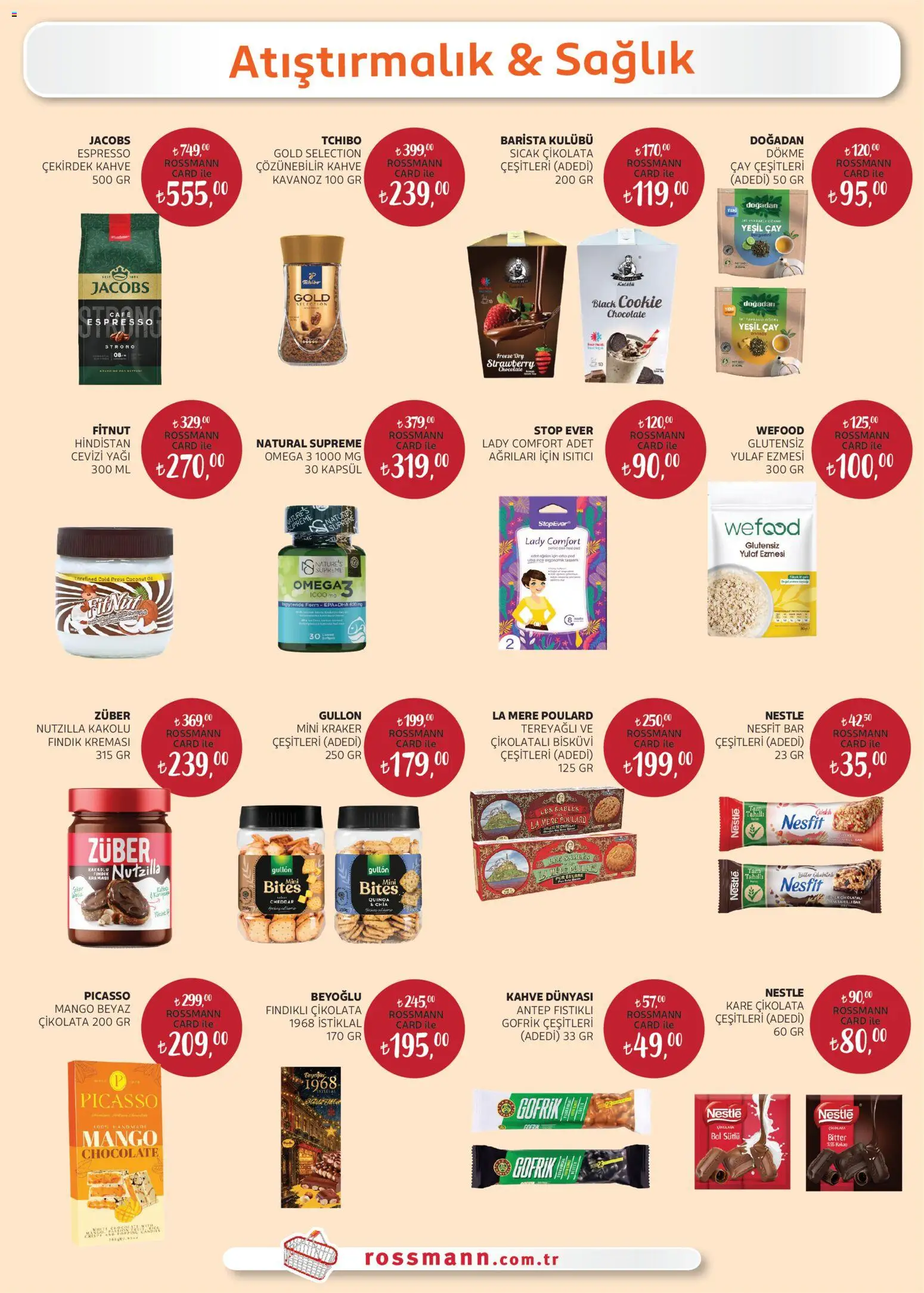 Rossmann - Mart Ev & Yaşam Kataloğu - 02.03.2026 tarihinden itibaren geçerlidir | Sayfa: 17 | Ürünler: Atıştırmalık, Çikolata, Çay, Mango