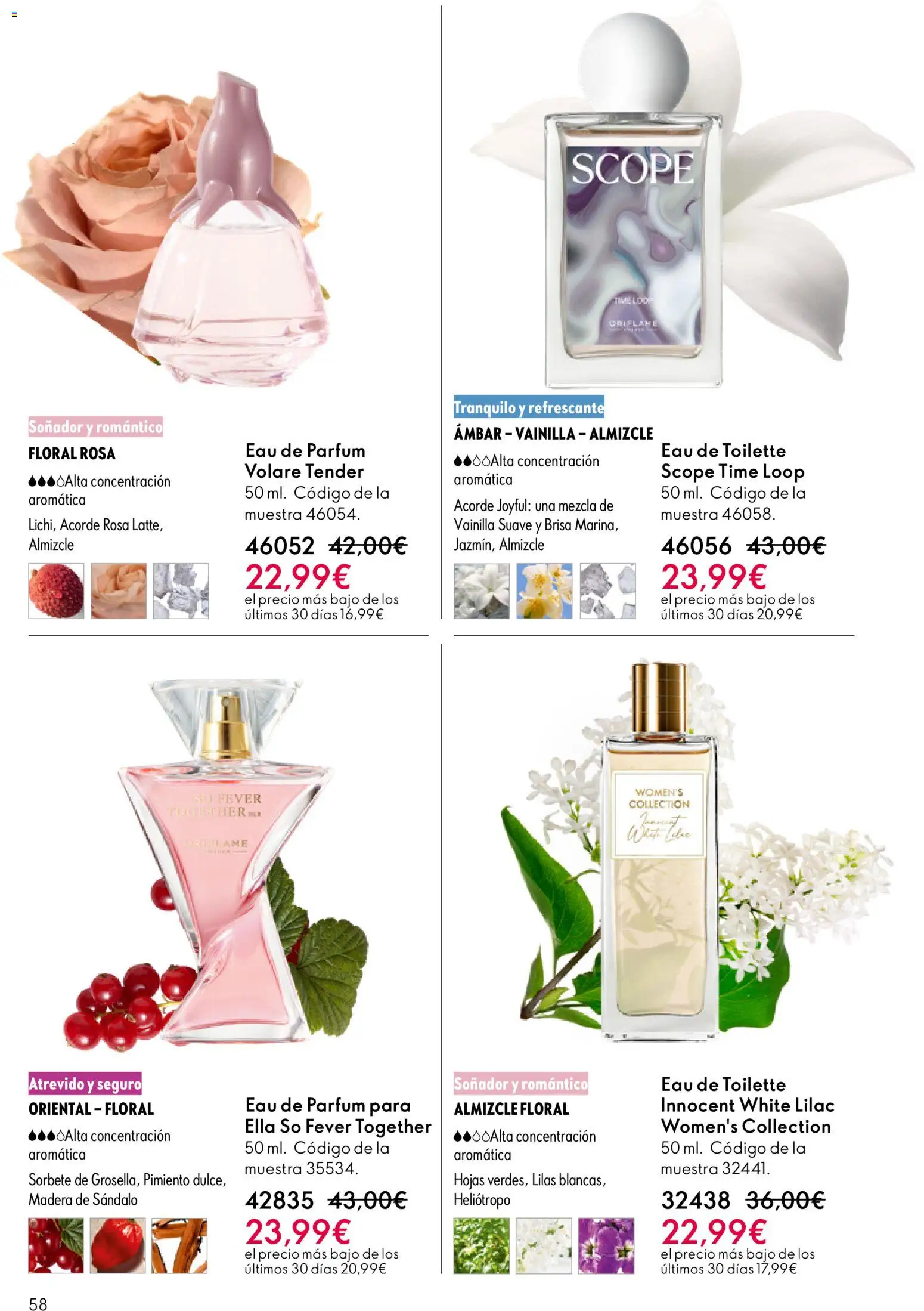 Oriflame - Catálogo Campaña 2 │ válido desde el 28.01.2026 | Página: 58 | Productos: Eau de toilette, Κάδος απορρυμάτων, Eau de parfum