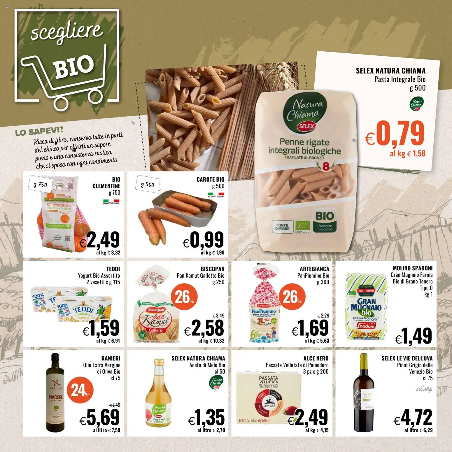 Volantino Famila del 30.10.2025 | Pagina: 16 | Prodotti: Yogurt, Carote, The, Penne