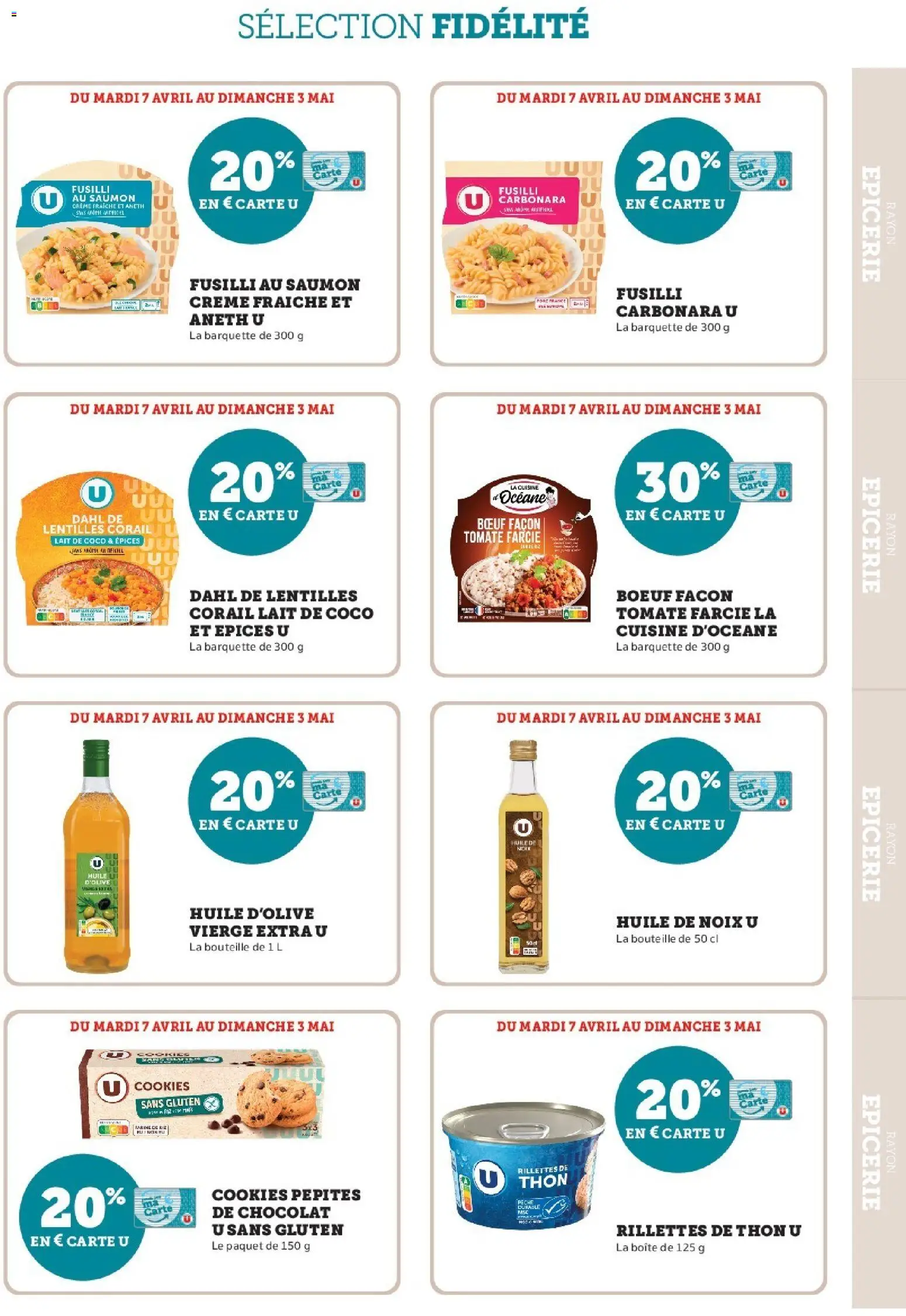 {H1} | Page: 21 | Produits: Lait de coco, Lait, Crème fraiche, Saumon