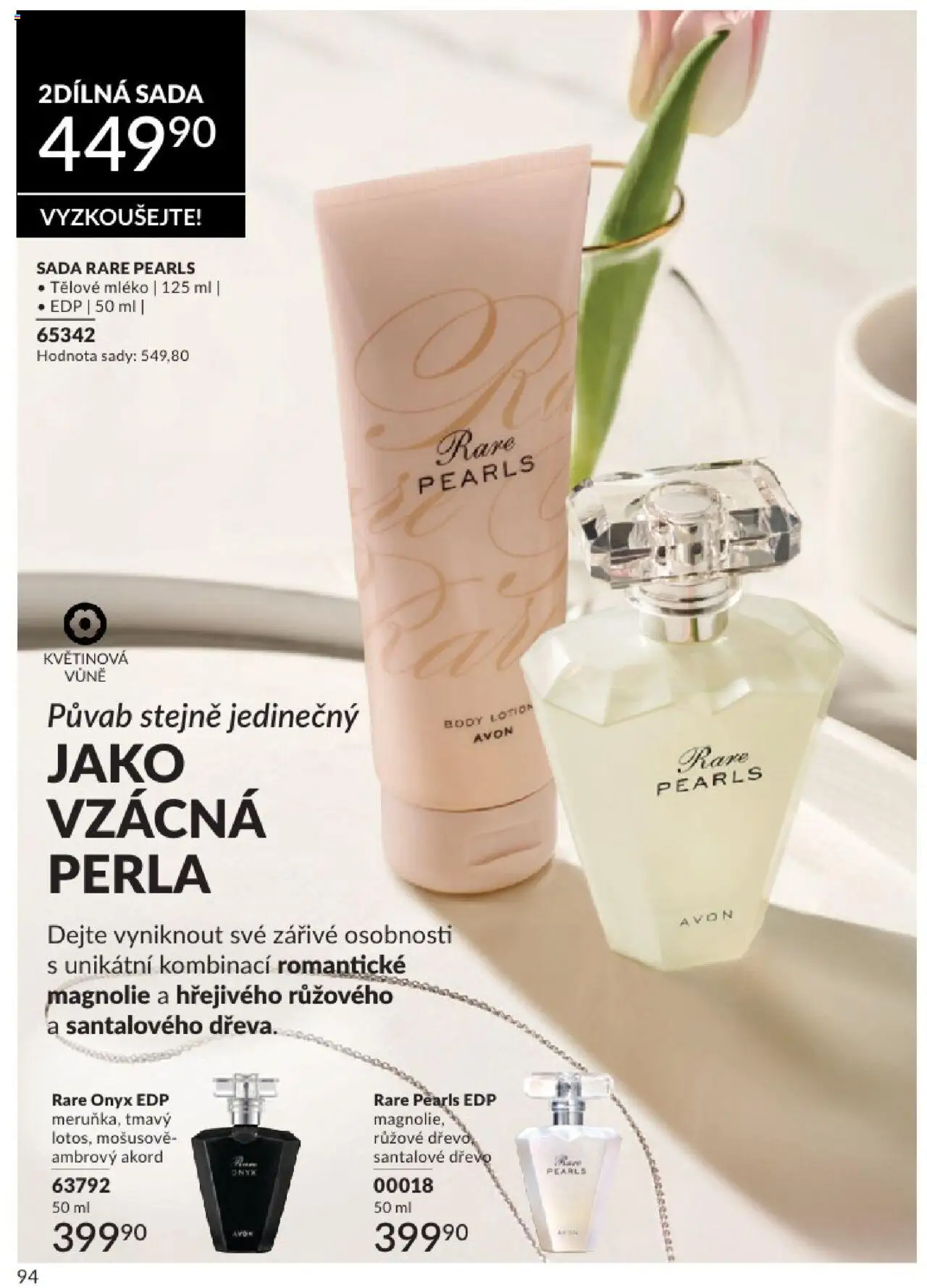 Avon katalog 6/2025 od 01.06.2025 | Strana: 94 | Produkty: Tělové mléko, Mléko, Perla, Body