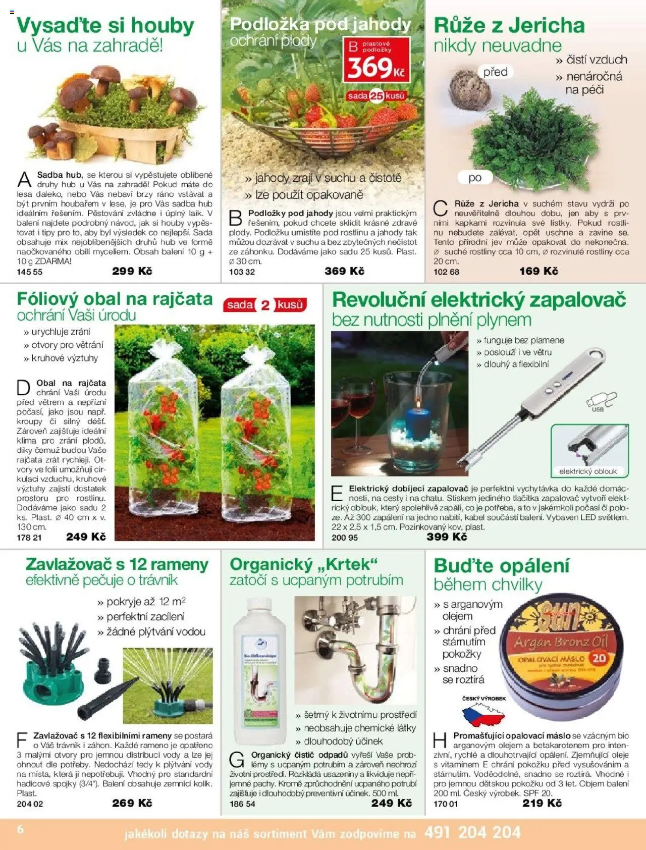 Decodoma katalog Léto 2025 od 17.04.2025 | Strana: 6 | Produkty: Rajčata, Čistič odpadů, Rostliny, Kroupy