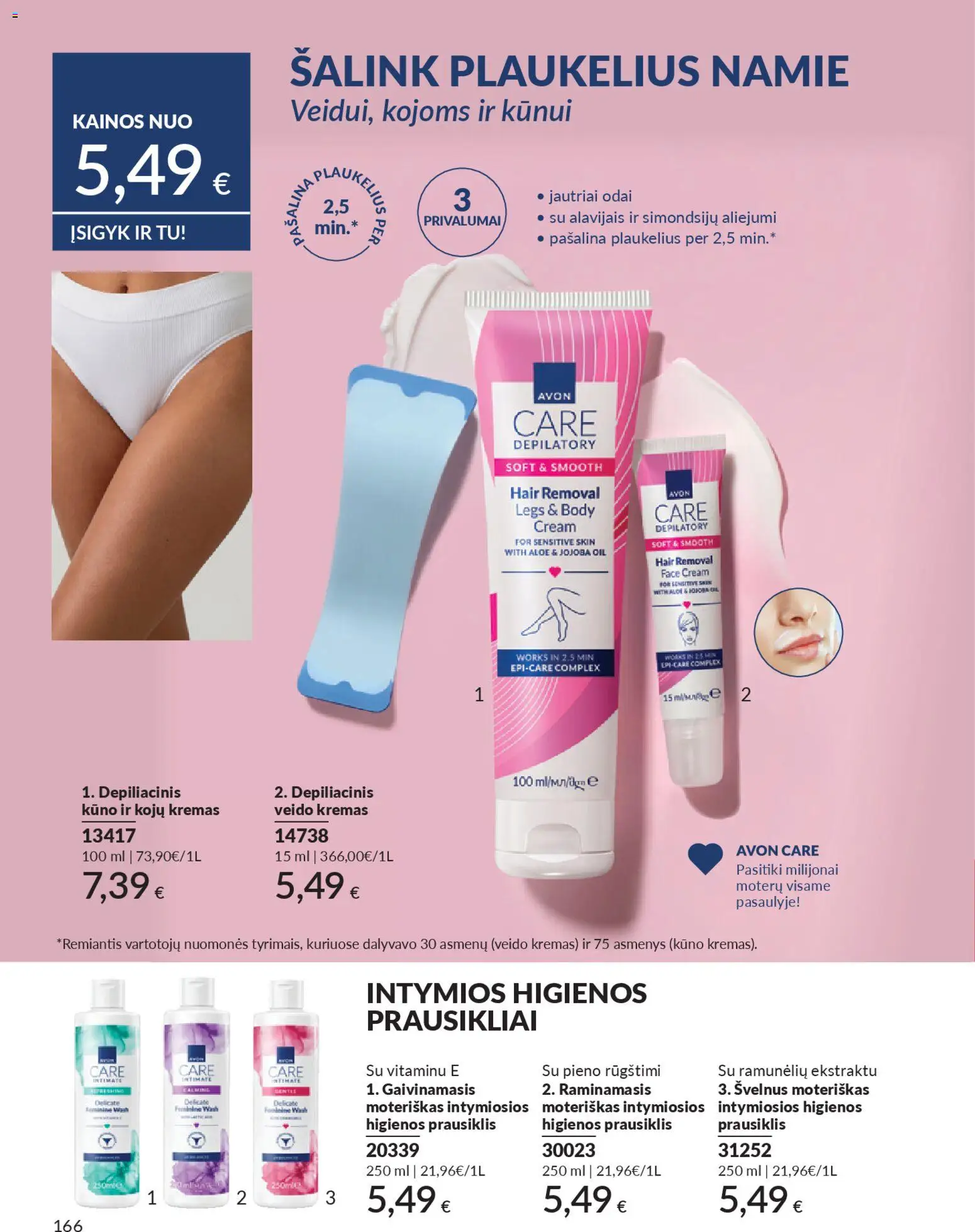 AVON akcijos nuo 01.01.2026 | Puslapis: 166 | Prekių: Kremas, Prausiklis