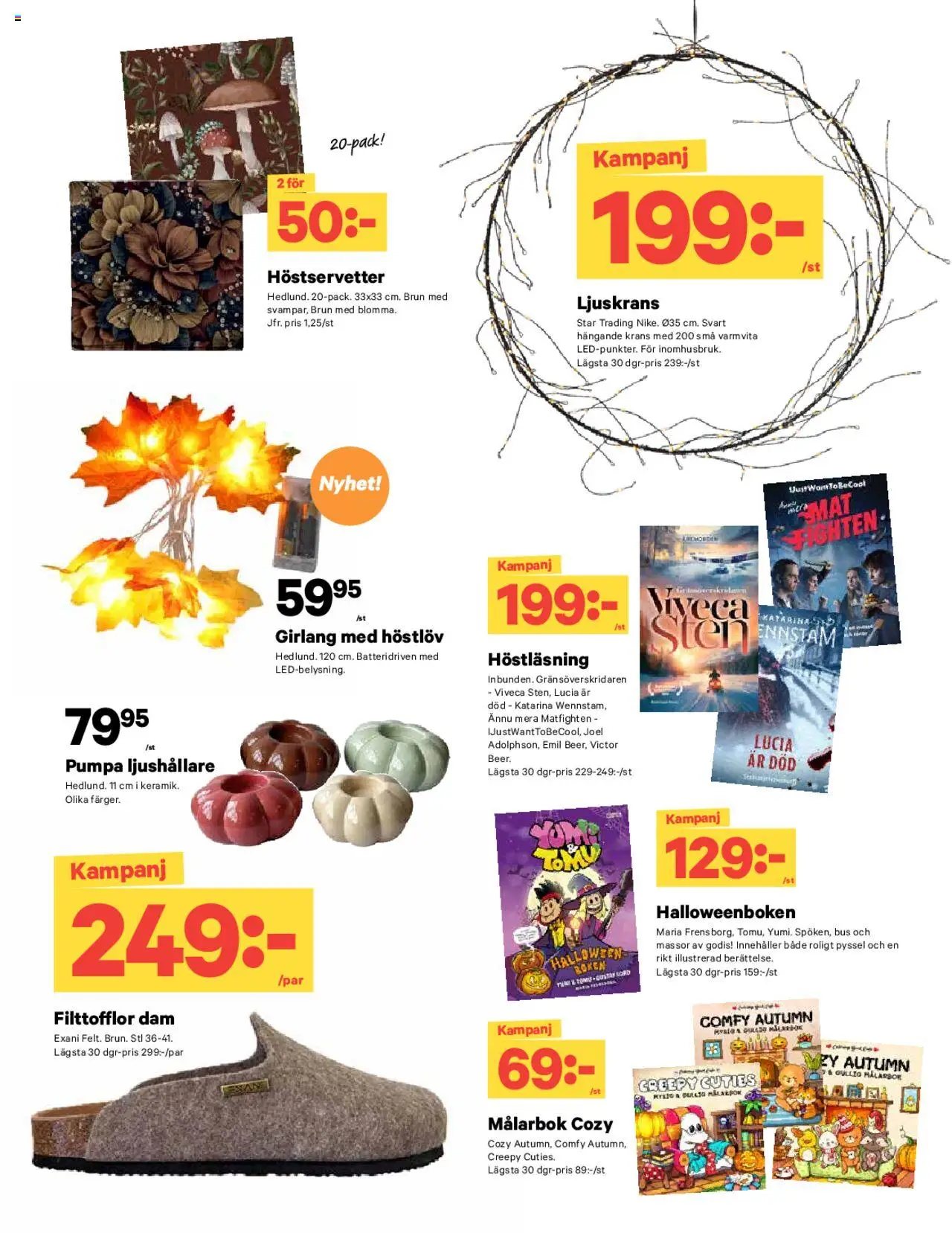 City Gross reklamblad aktuell från 20.10.2025 | Sida: 14 | Produkter: Godis, Pumpa