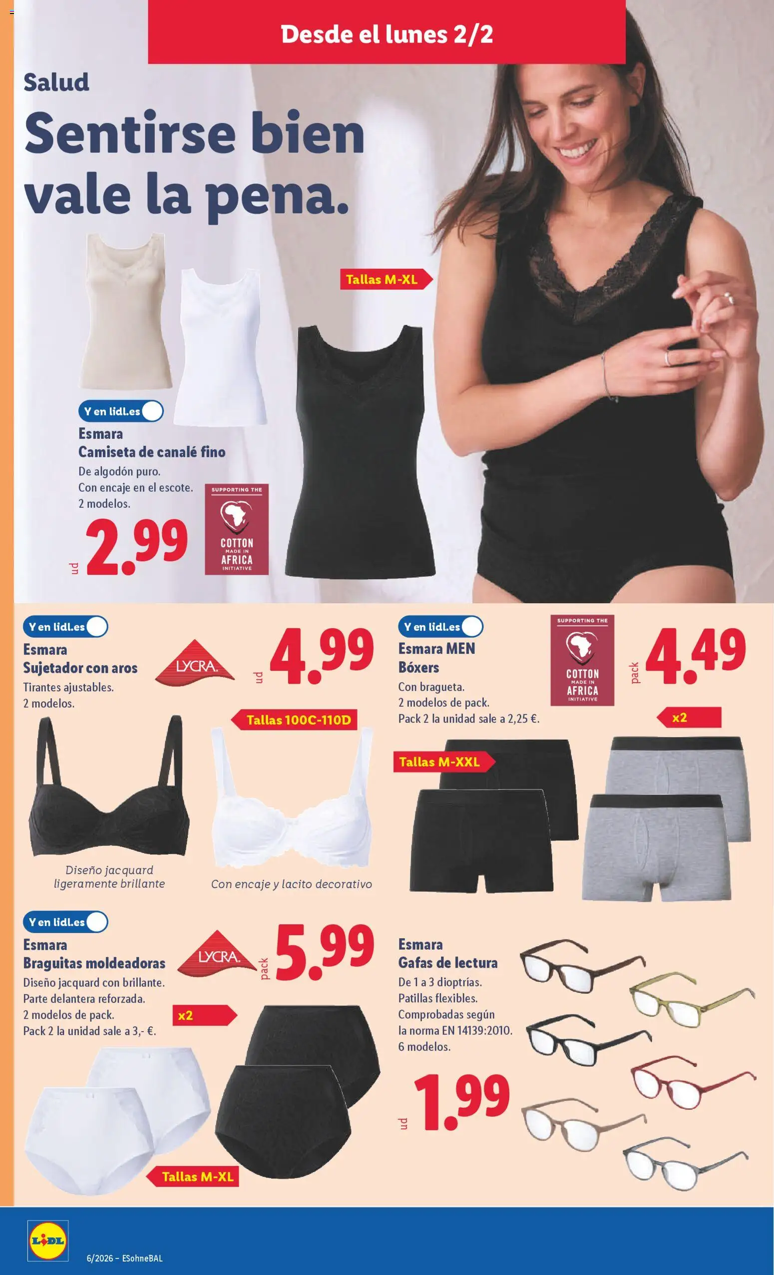 Lidl folleto de bazar │ válido desde el 02.02.2026 | Página: 4 | Productos: Boxers