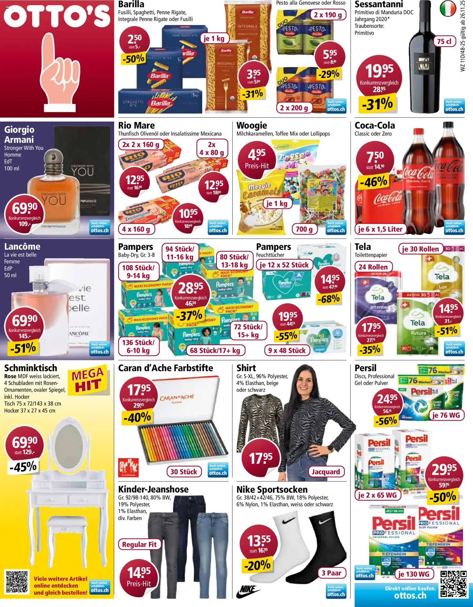 Otto's Aktionen – gültig ab 26.11.2025 | Seite: 1 | Produkte: Tisch, Hocker, Pulver, Shirt
