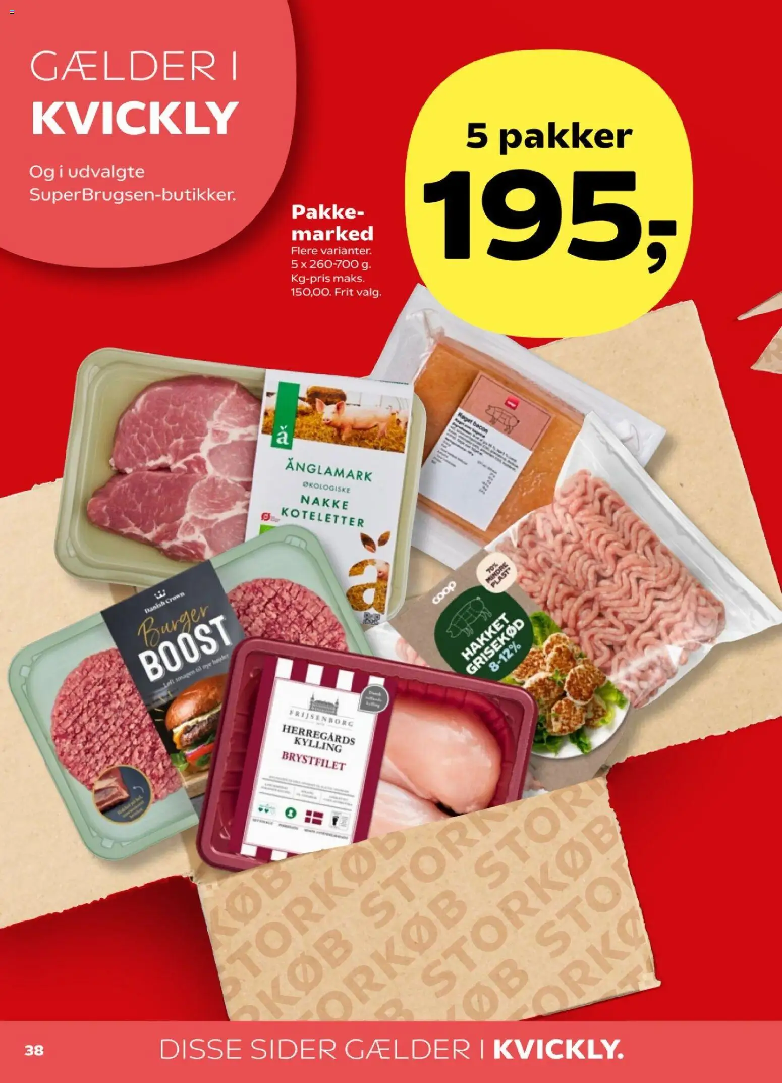 Kvickly tilbudsavis – gyldig fra 01.01.2026 | Side: 40 | Produkter: Koteletter, Bacon