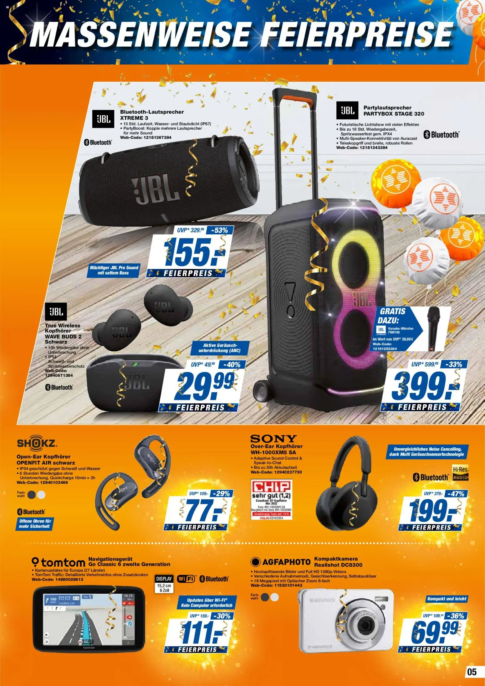 Expert  Aktuelle Beilage – gültig ab 17.04.2026 | Seite: 5 | Produkte: Lautsprecher, Wasser, Audio, Kopfhörer