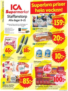 ICA Supermarket - Staffanstorp - Förhandsvisning av reklamblad från butik ICA Supermarket aktuell från 06.04.2026