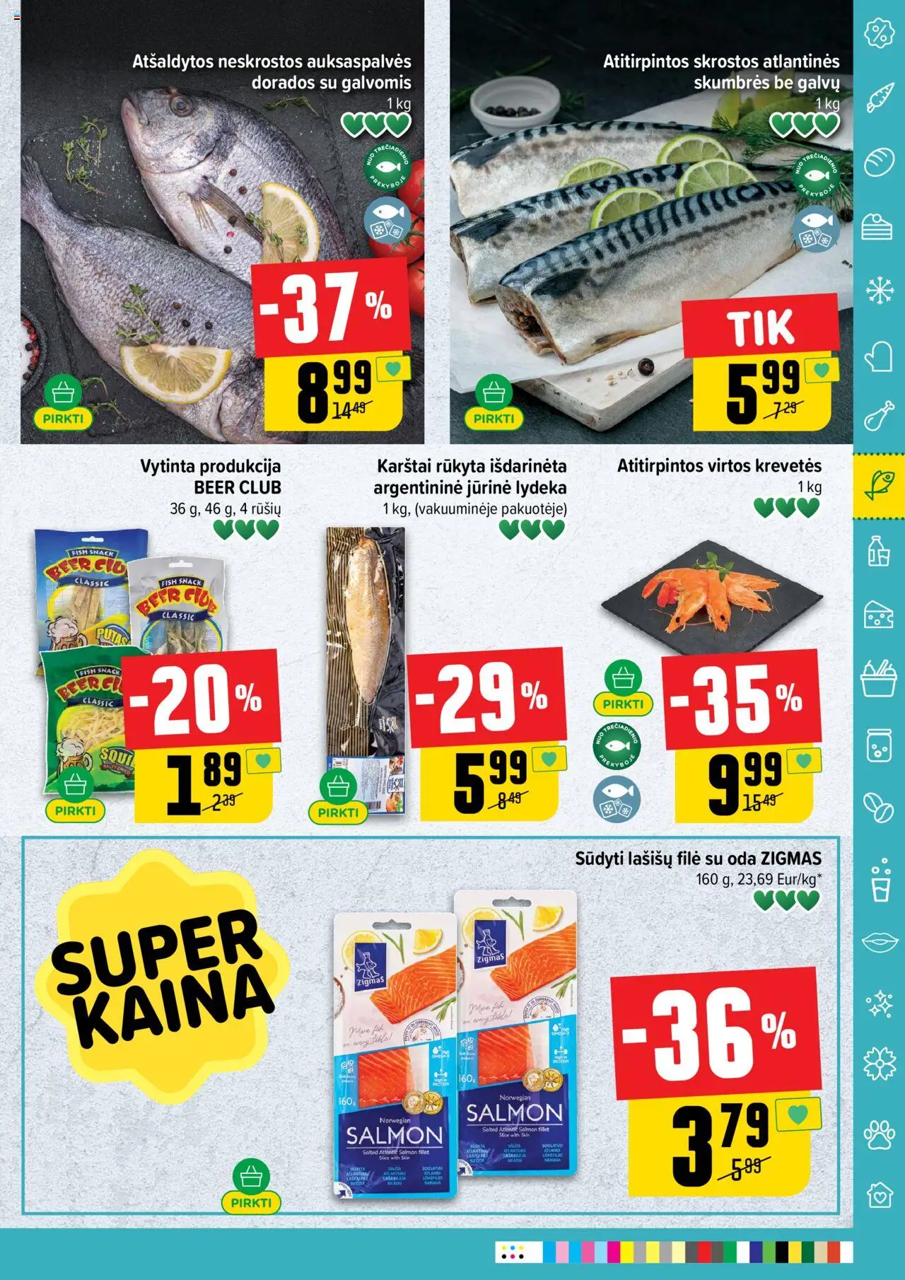 IKI akcijos nuo 15.09.2025 | Puslapis: 21 | Prekių: Lašišų filė