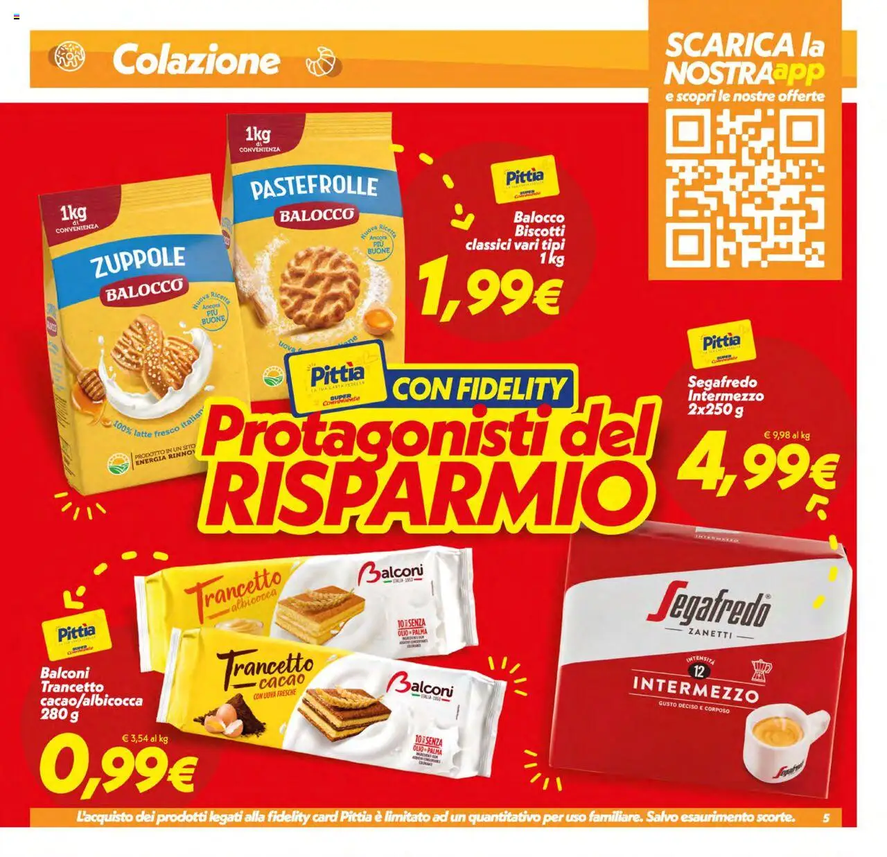 Volantino SuperConveniente del 12.08.2025 | Pagina: 5 | Prodotti: Biscotti, Latte, Olio, Cacao