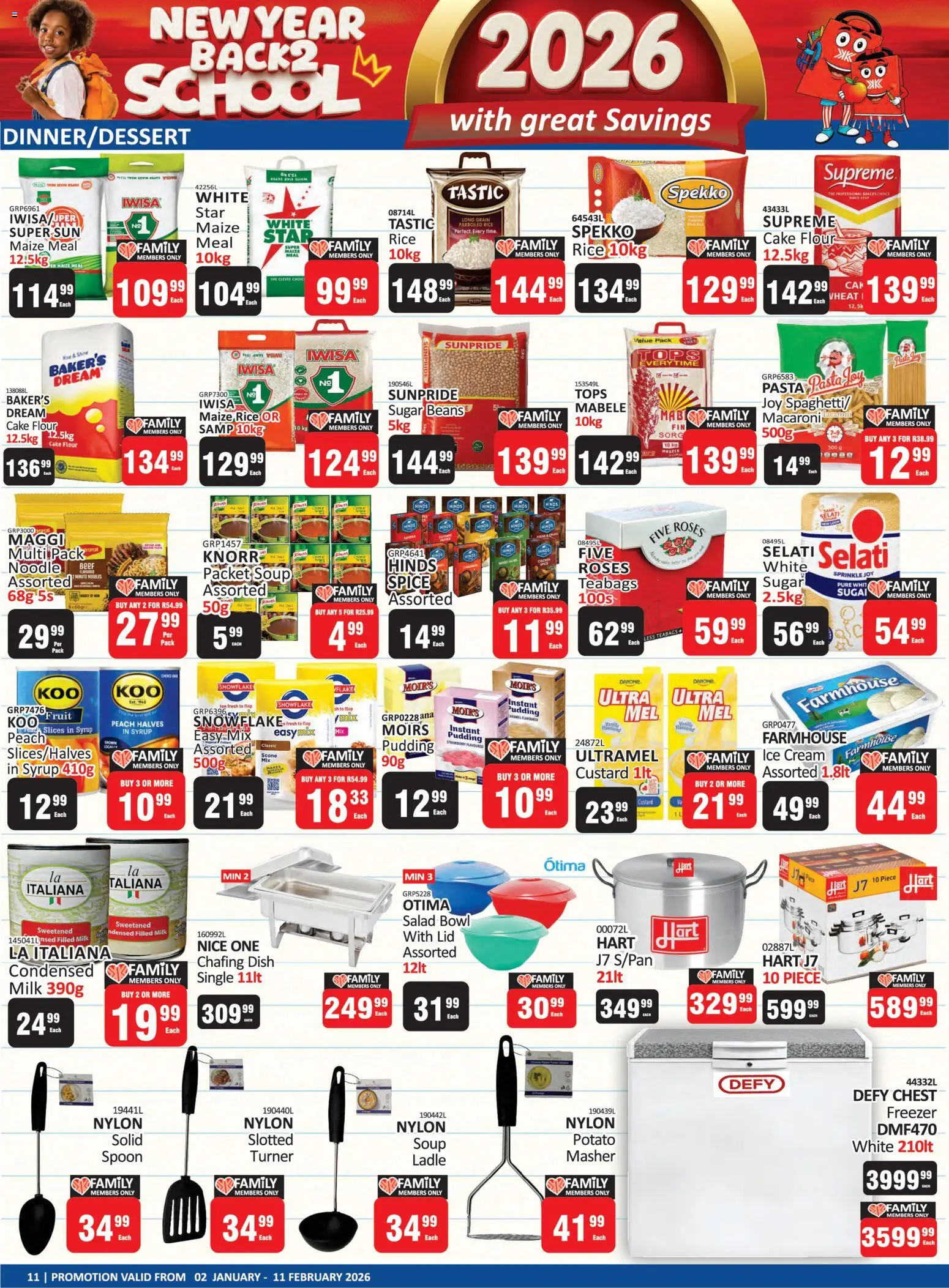 New KIT KAT Cash & Carry catalogue – valid from 02.01.2026 | Page: 11 | Products: Cake, Chicken, Salad, Peach