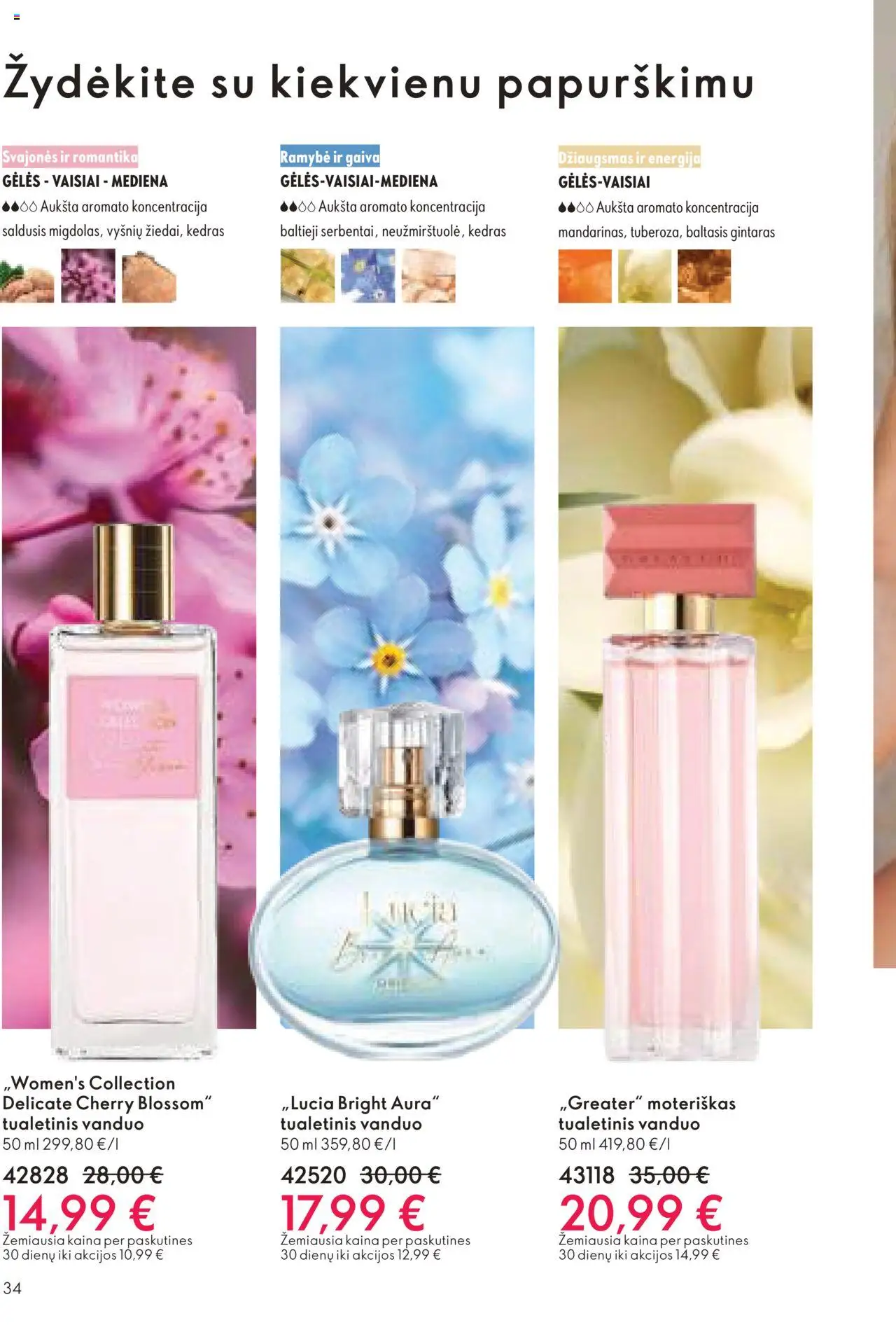 Oriflame - Katalogas 12 2025│galioja nuo 24.08.2025 | Puslapis: 34 | Prekių: Tualetinis vanduo