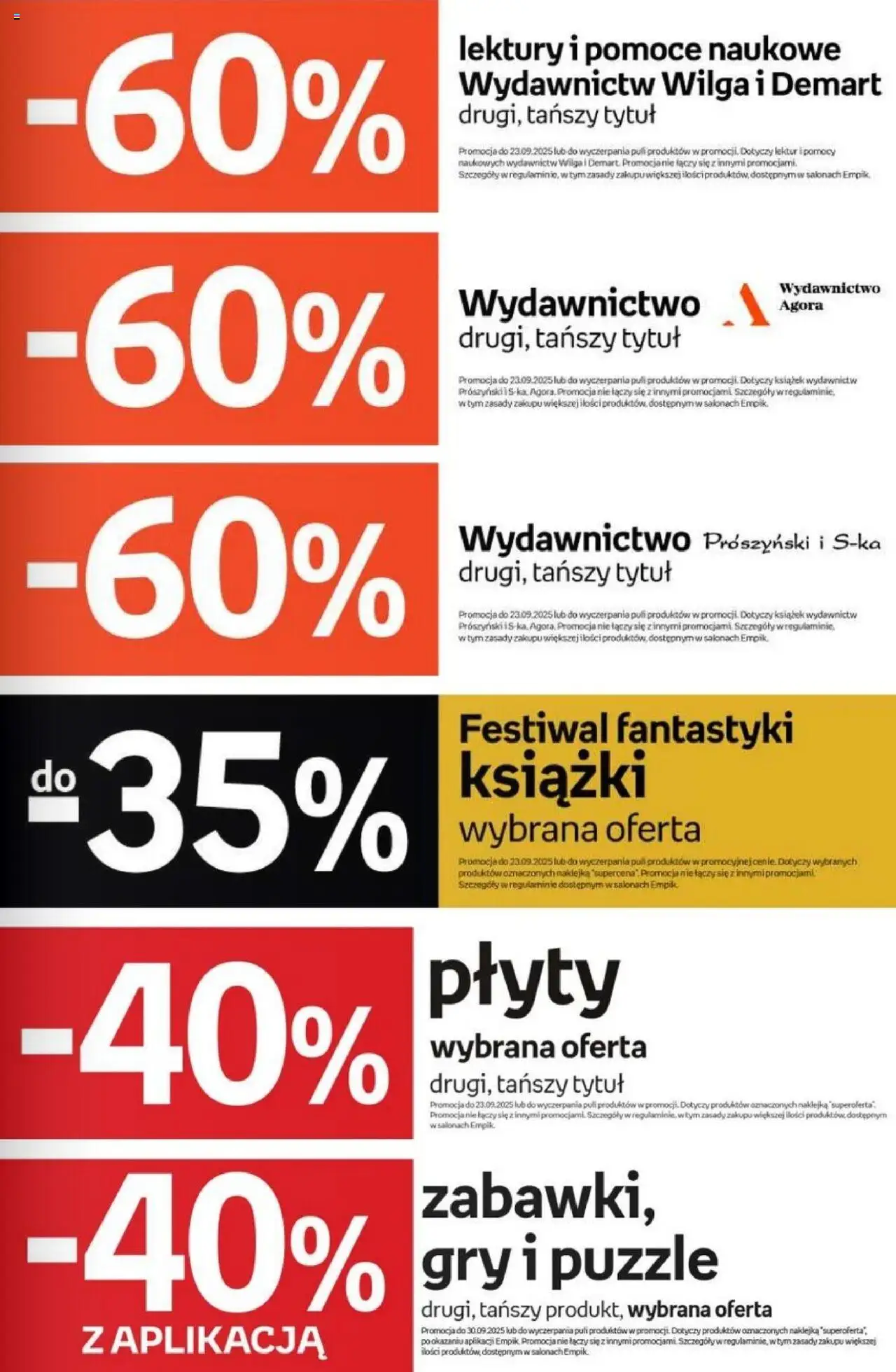 Empik promocje od 10.09.2025 | Strona: 91 | Produkty: Plyty, Książki, Gry
